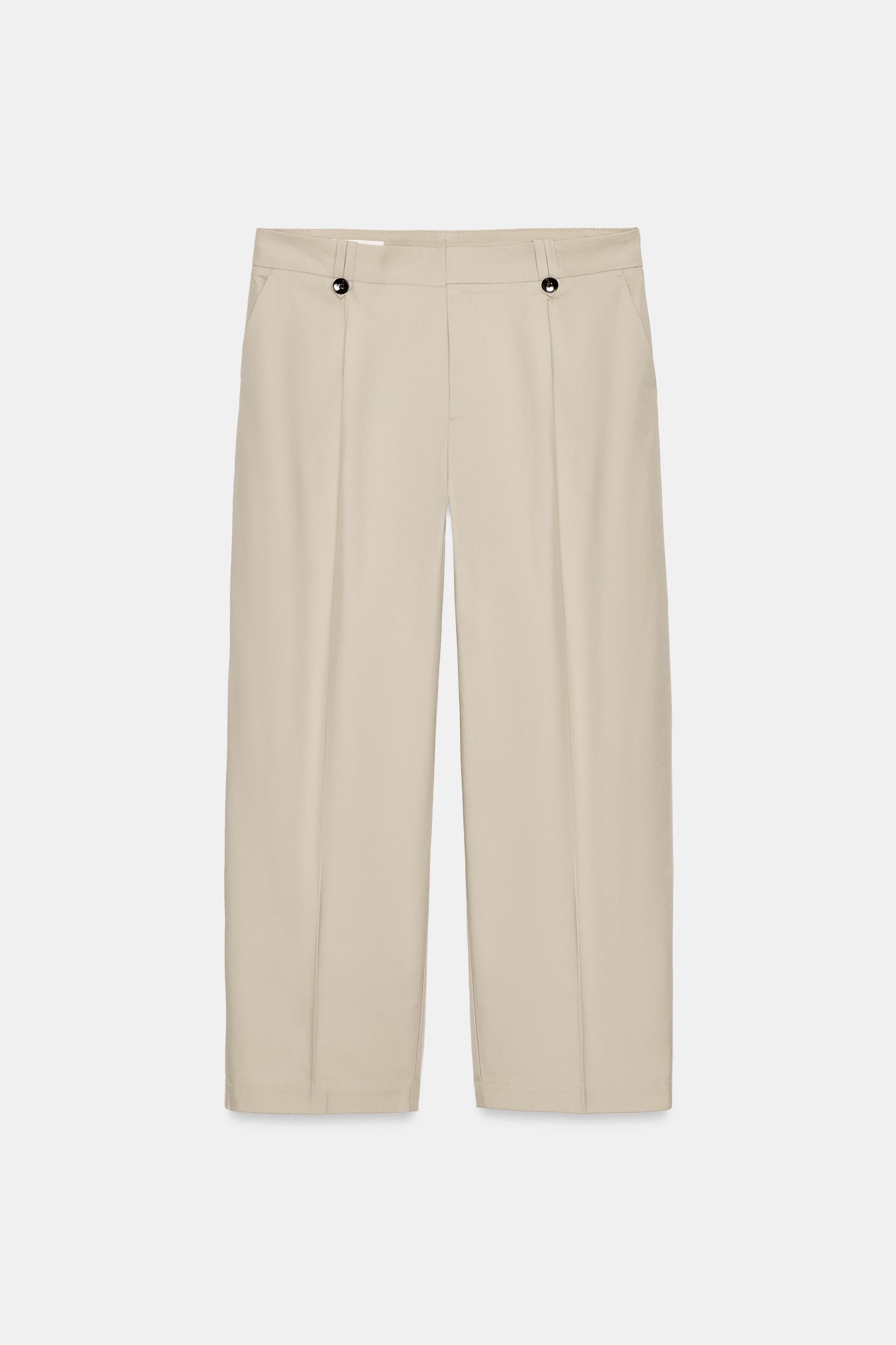 STRAIGHT LEG CHINO PANTS by ZARA