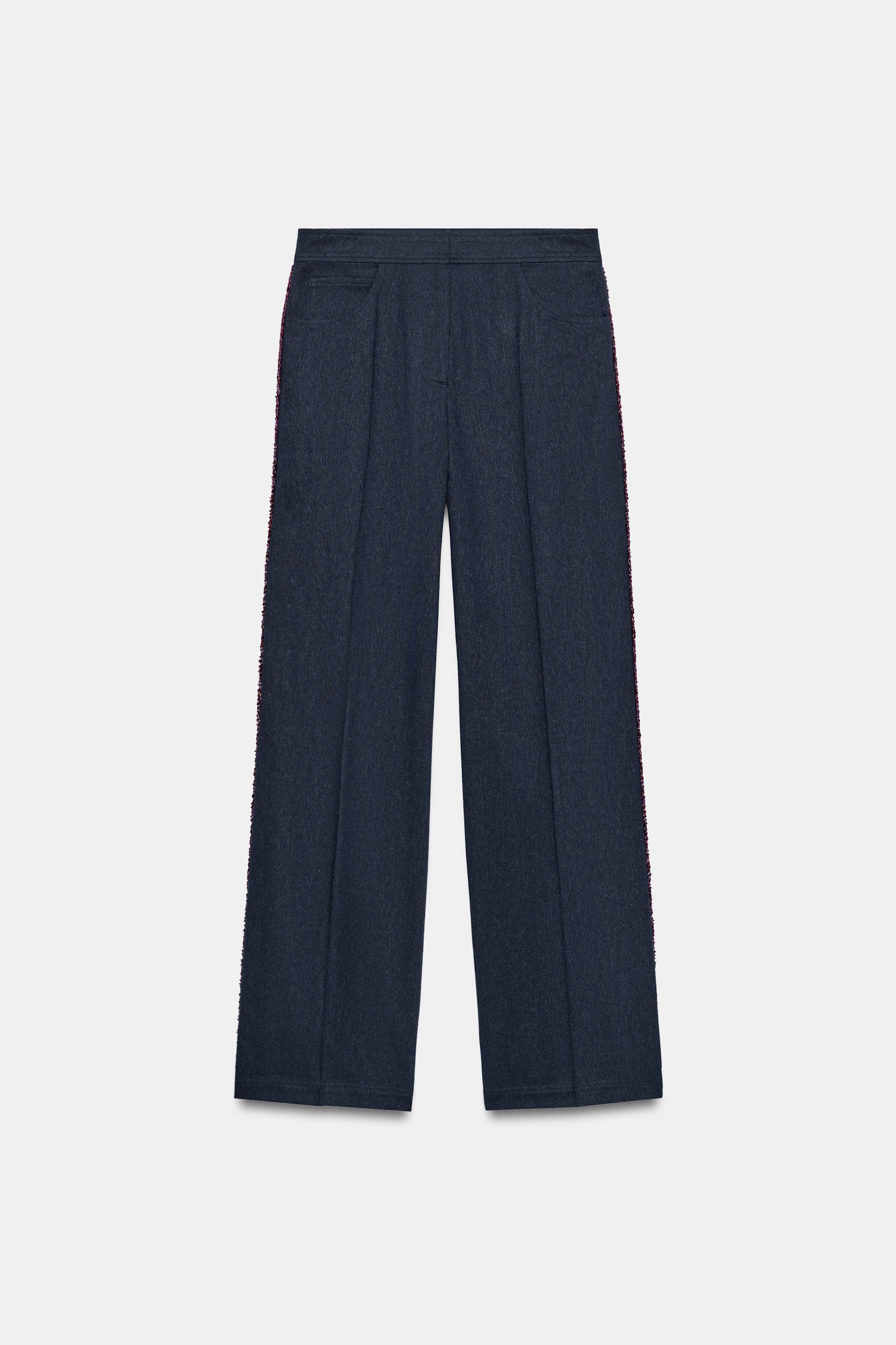 STRAIGHT-LEG TRIM PANTS by ZARA