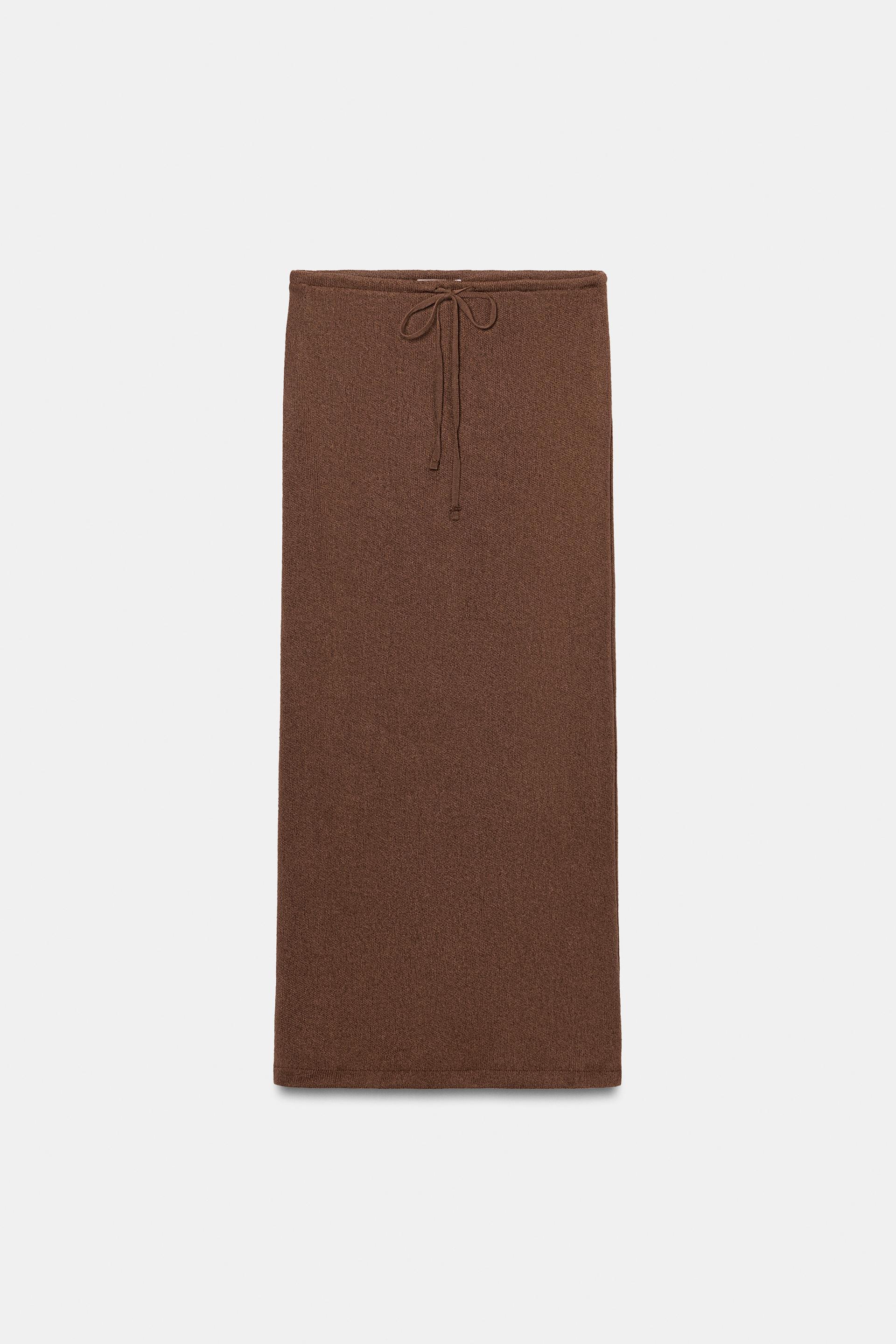 STRAIGHT LONG SKIRT by ZARA