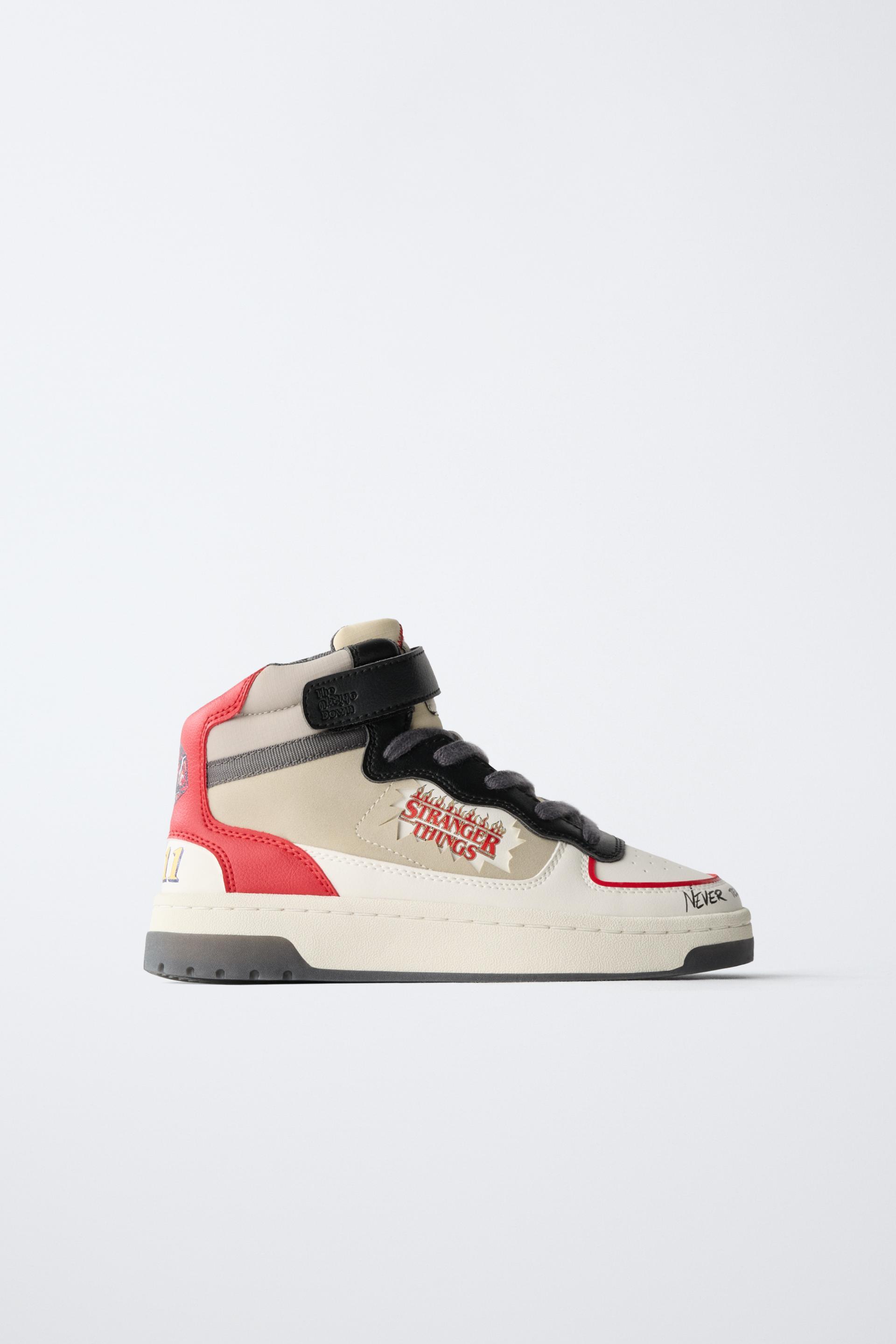 STRANGER THINGS © NETFLIX HIGH TOP SNEAKERS by ZARA