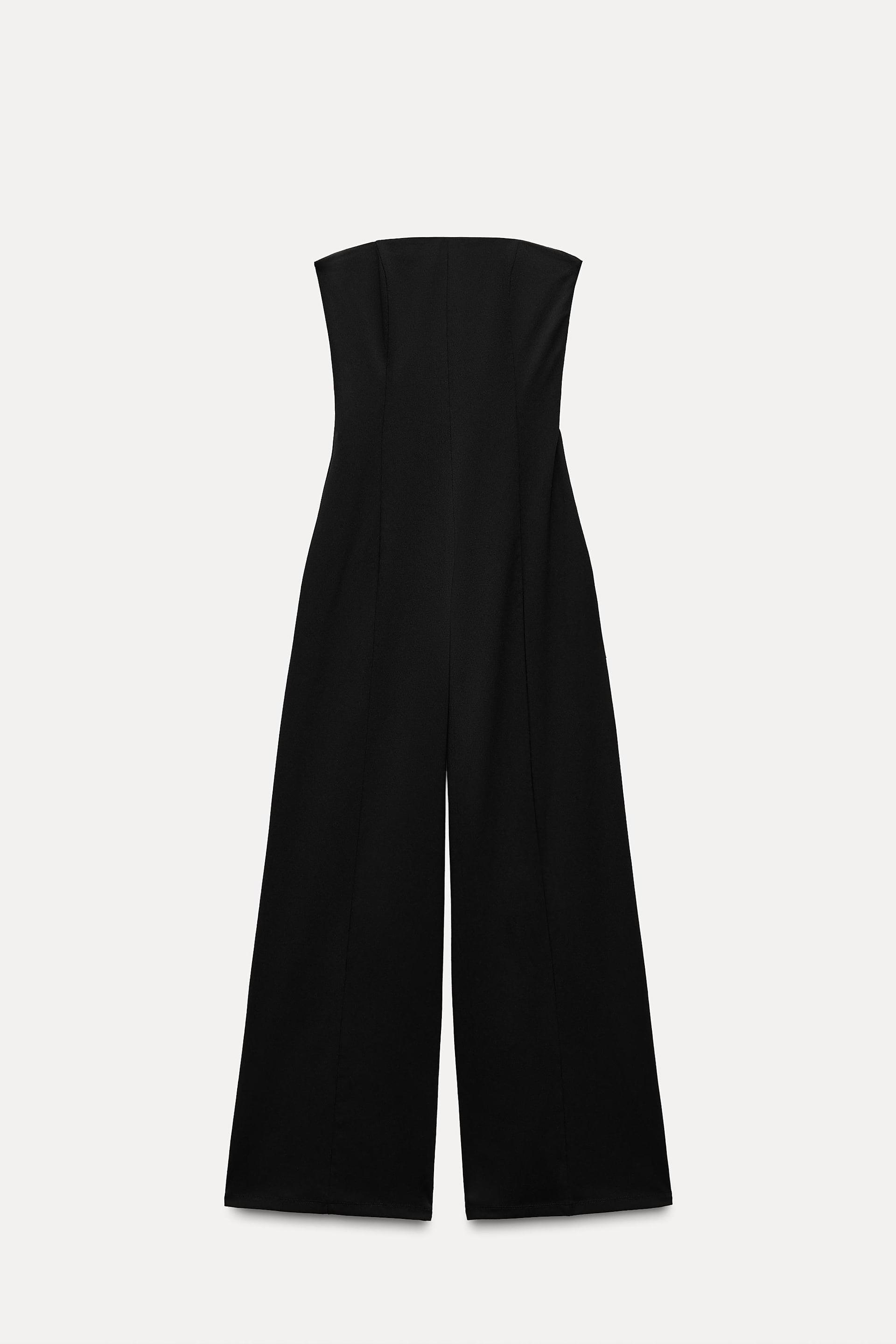 STRAPLESS LONG JUMPSUIT by ZARA