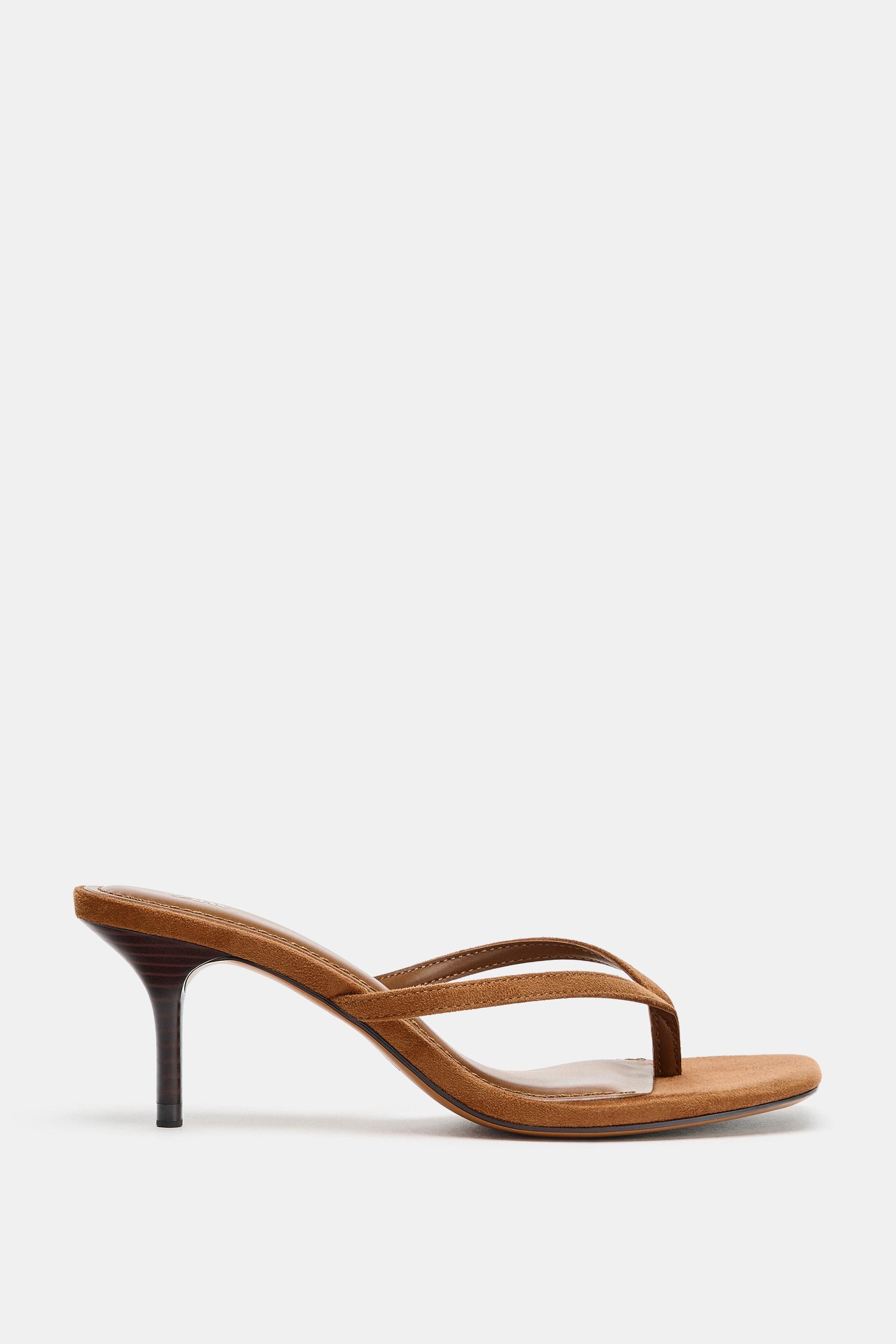 STRAPPY HEELED SANDALS by ZARA
