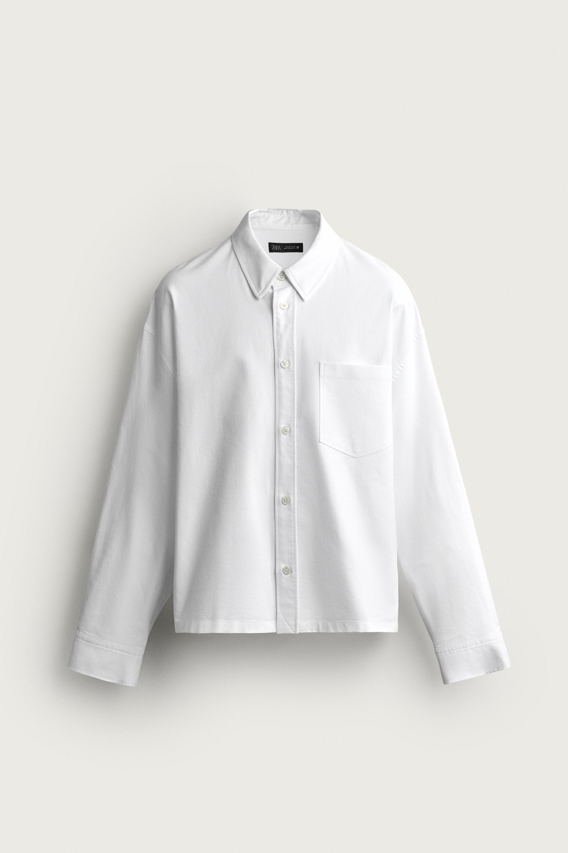 STRIPED BOXY-FIT SHIRT by ZARA