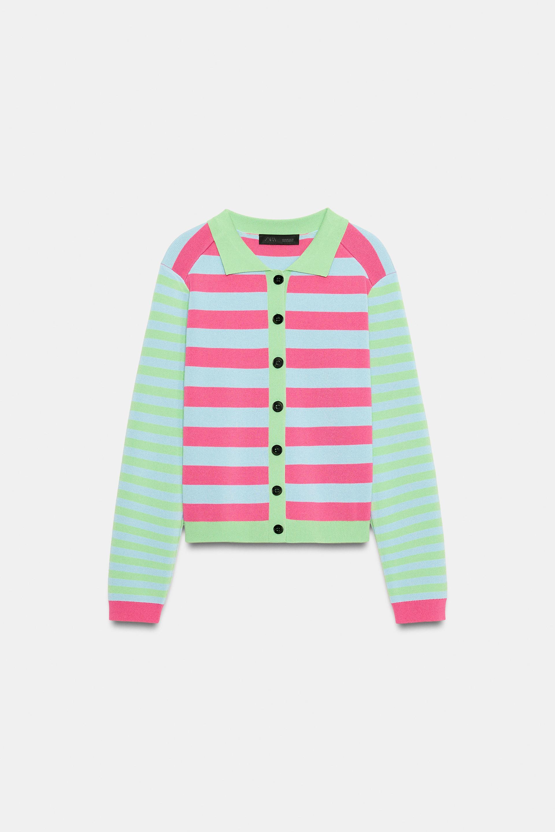 STRIPED CARDIGAN by ZARA