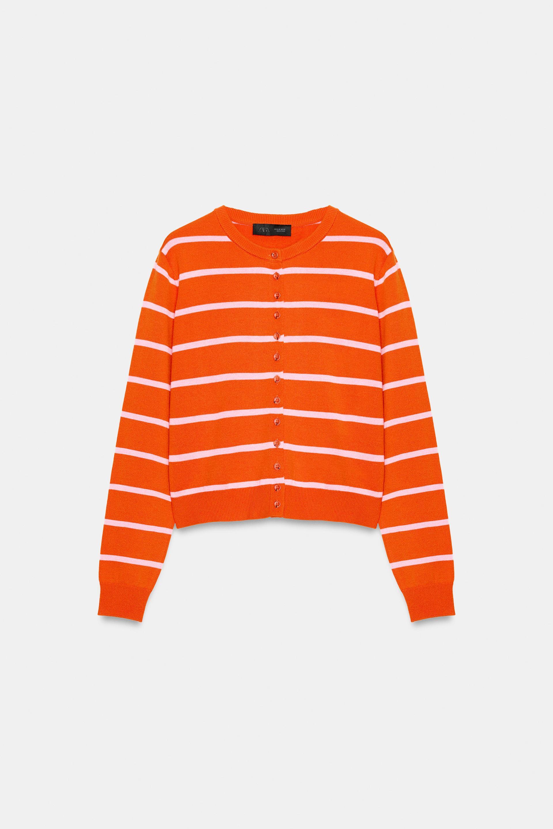 STRIPED CARDIGAN by ZARA