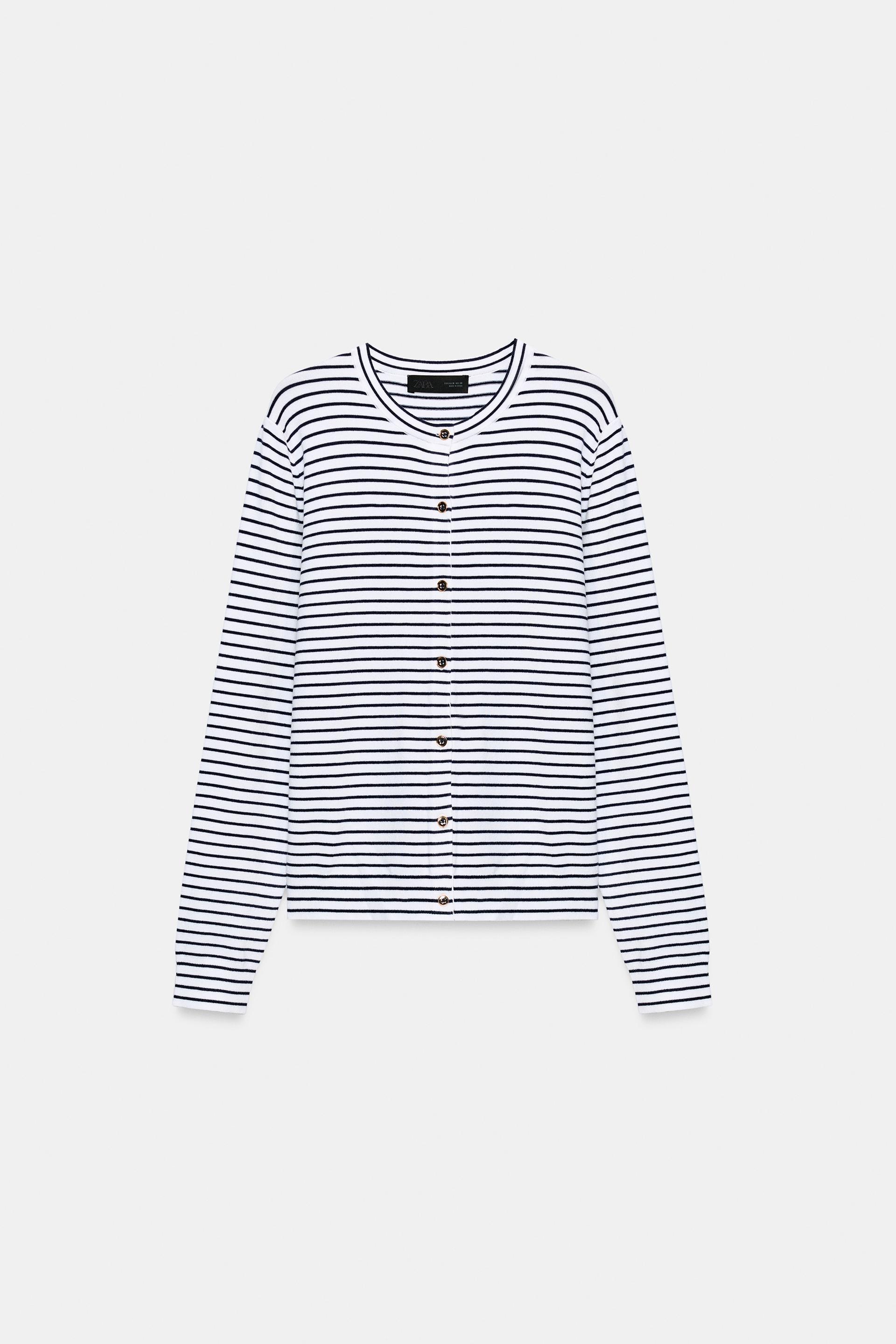 STRIPED CARDIGAN by ZARA