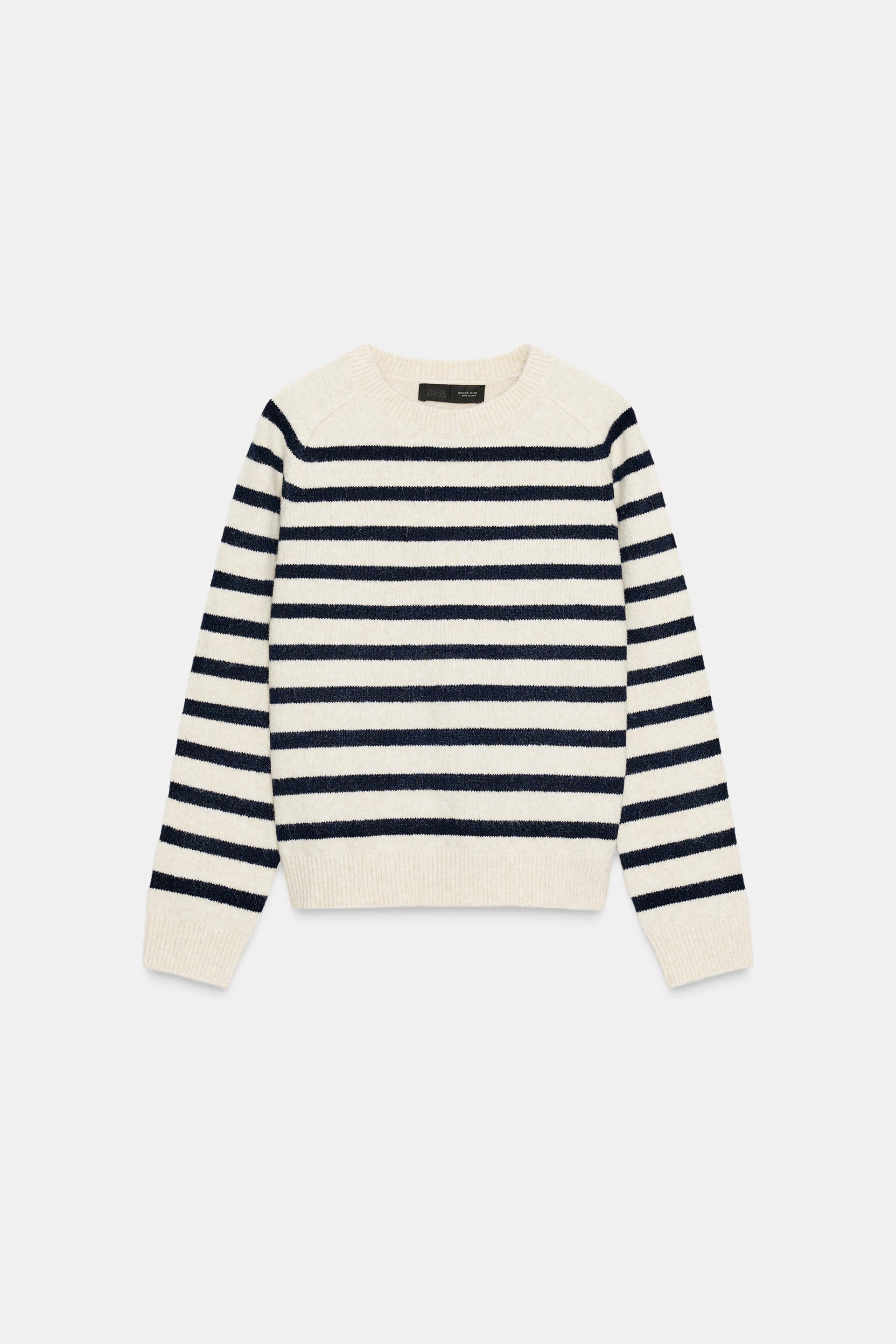STRIPED KNIT JUMPER by ZARA