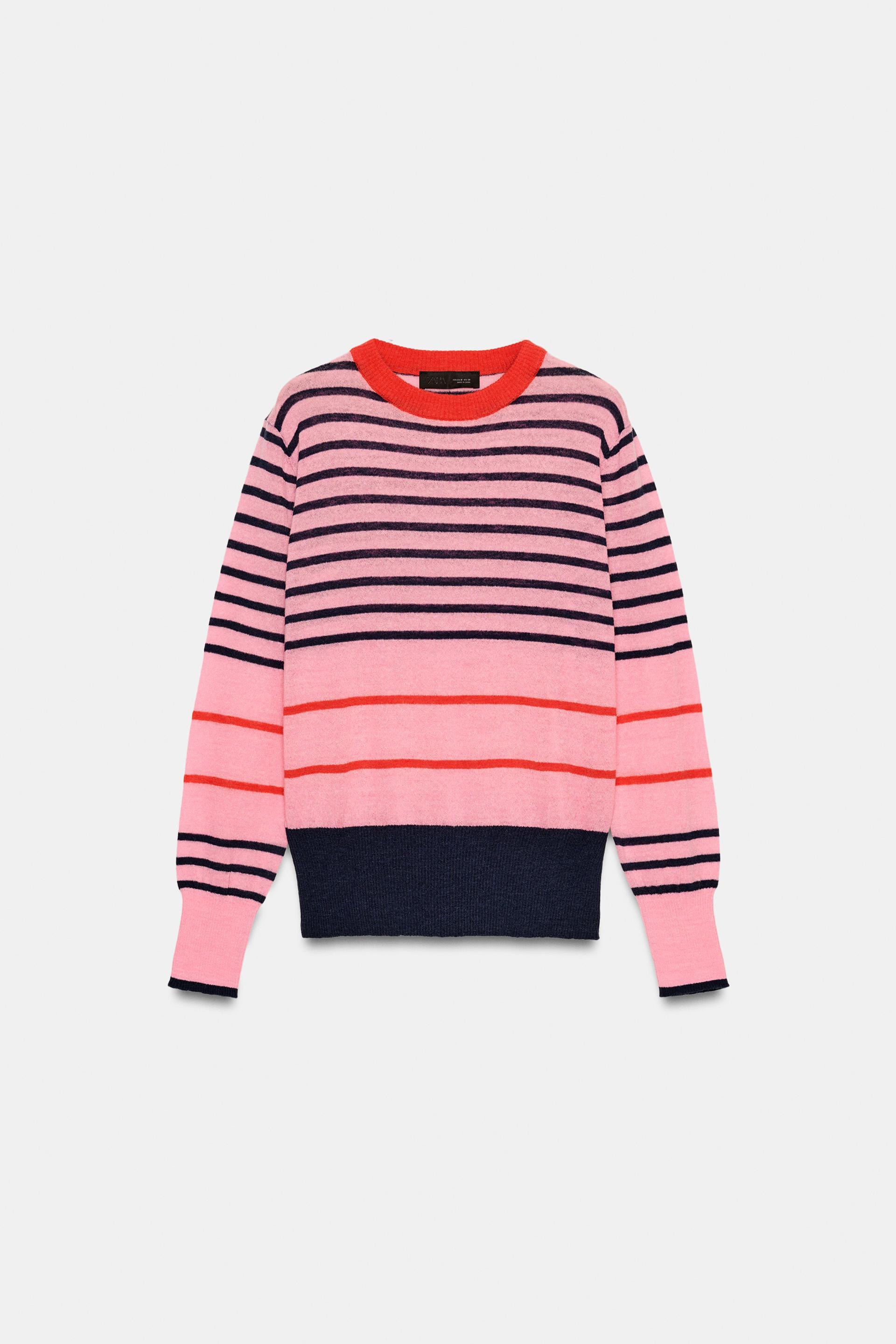 STRIPED KNIT JUMPER by ZARA