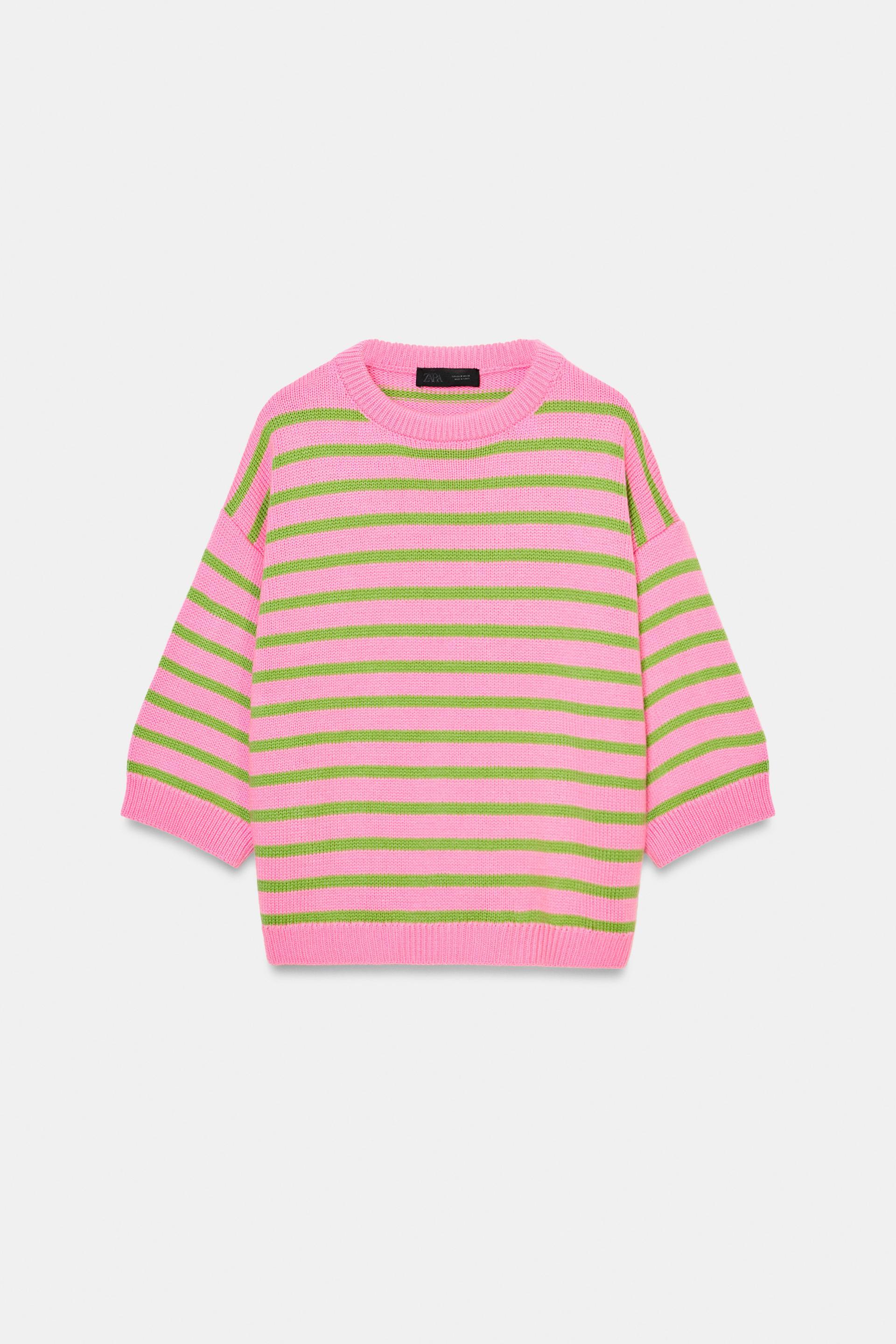 STRIPED KNIT JUMPER by ZARA