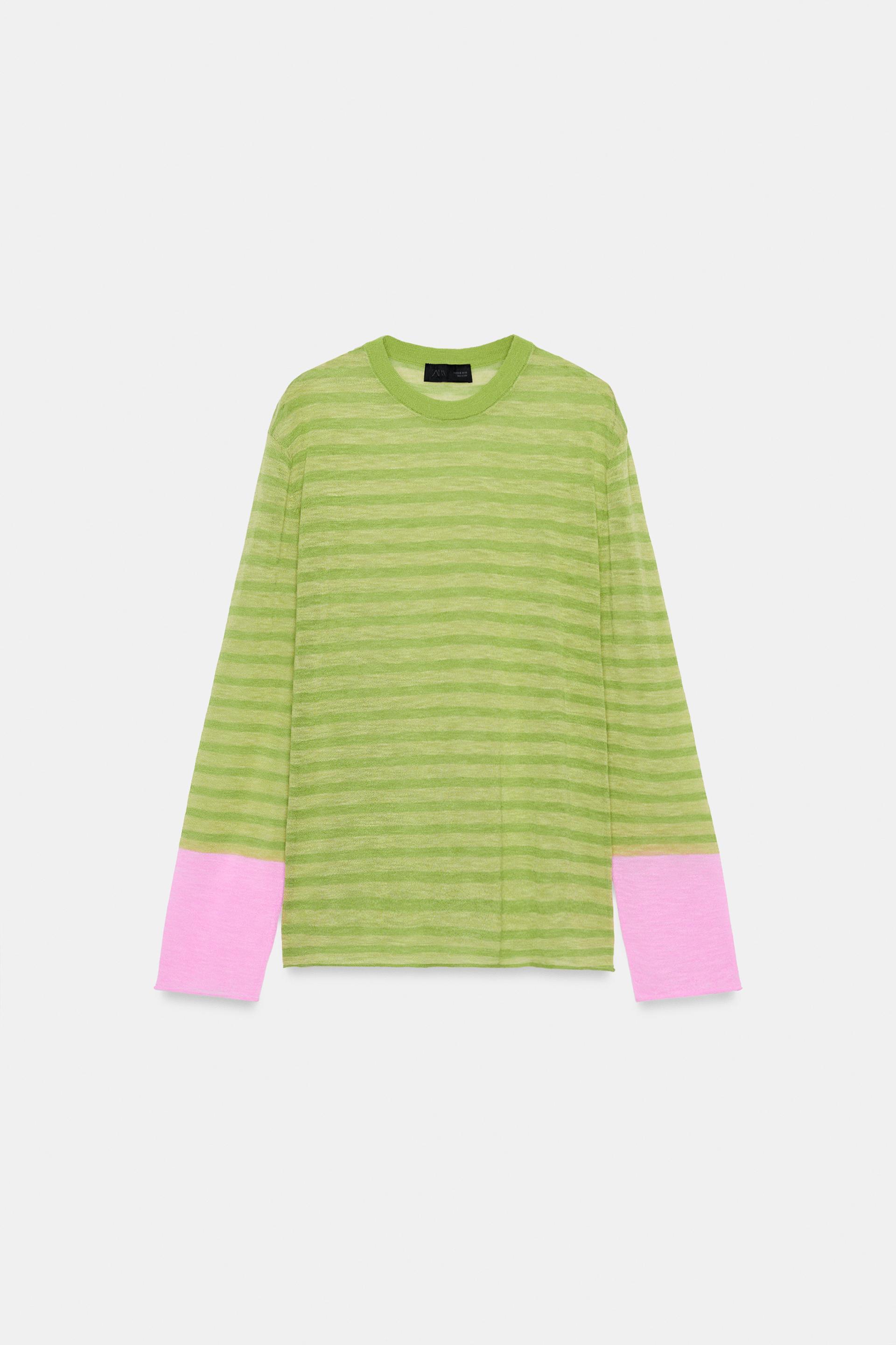 STRIPED KNIT JUMPER by ZARA
