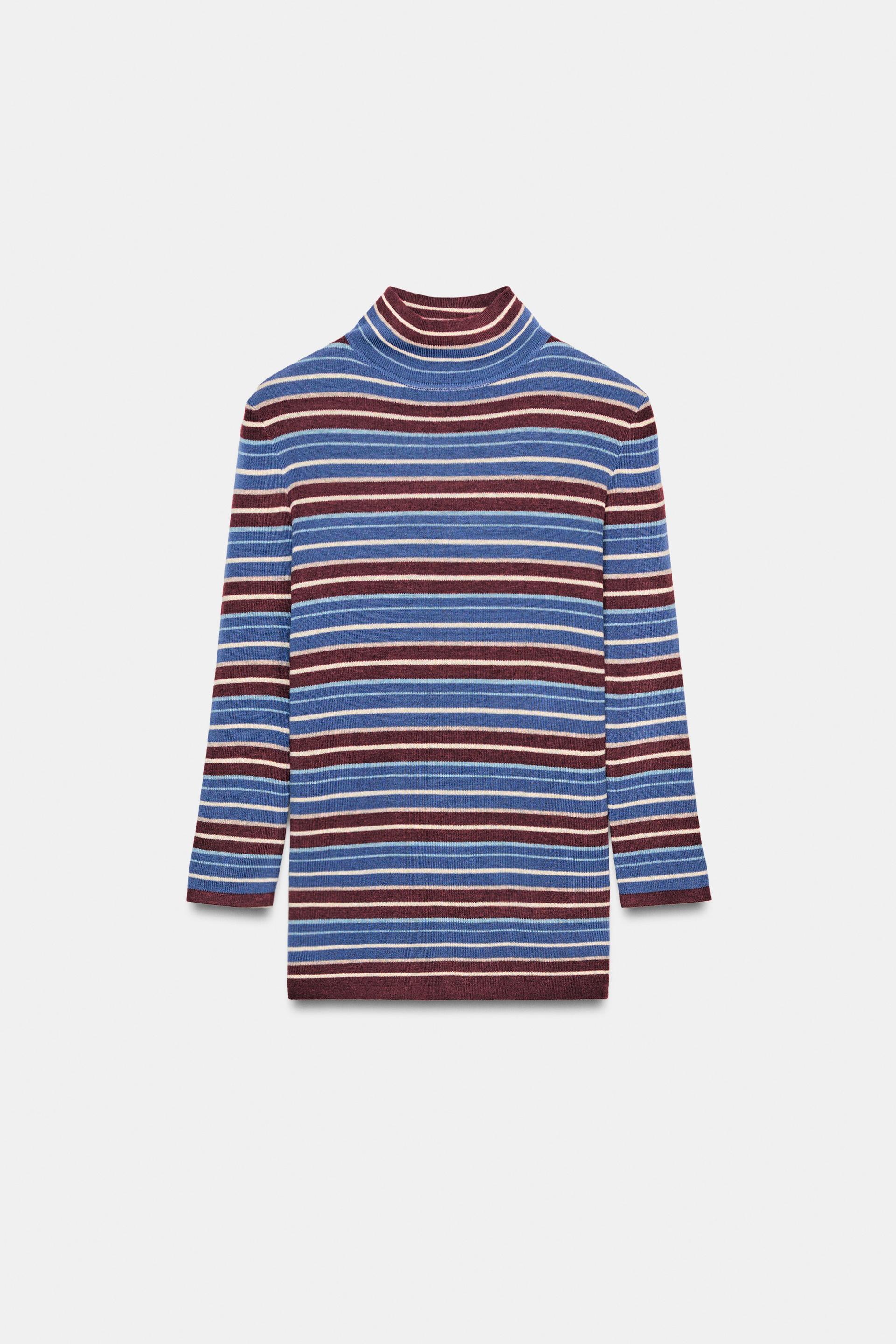 STRIPED KNIT JUMPER by ZARA