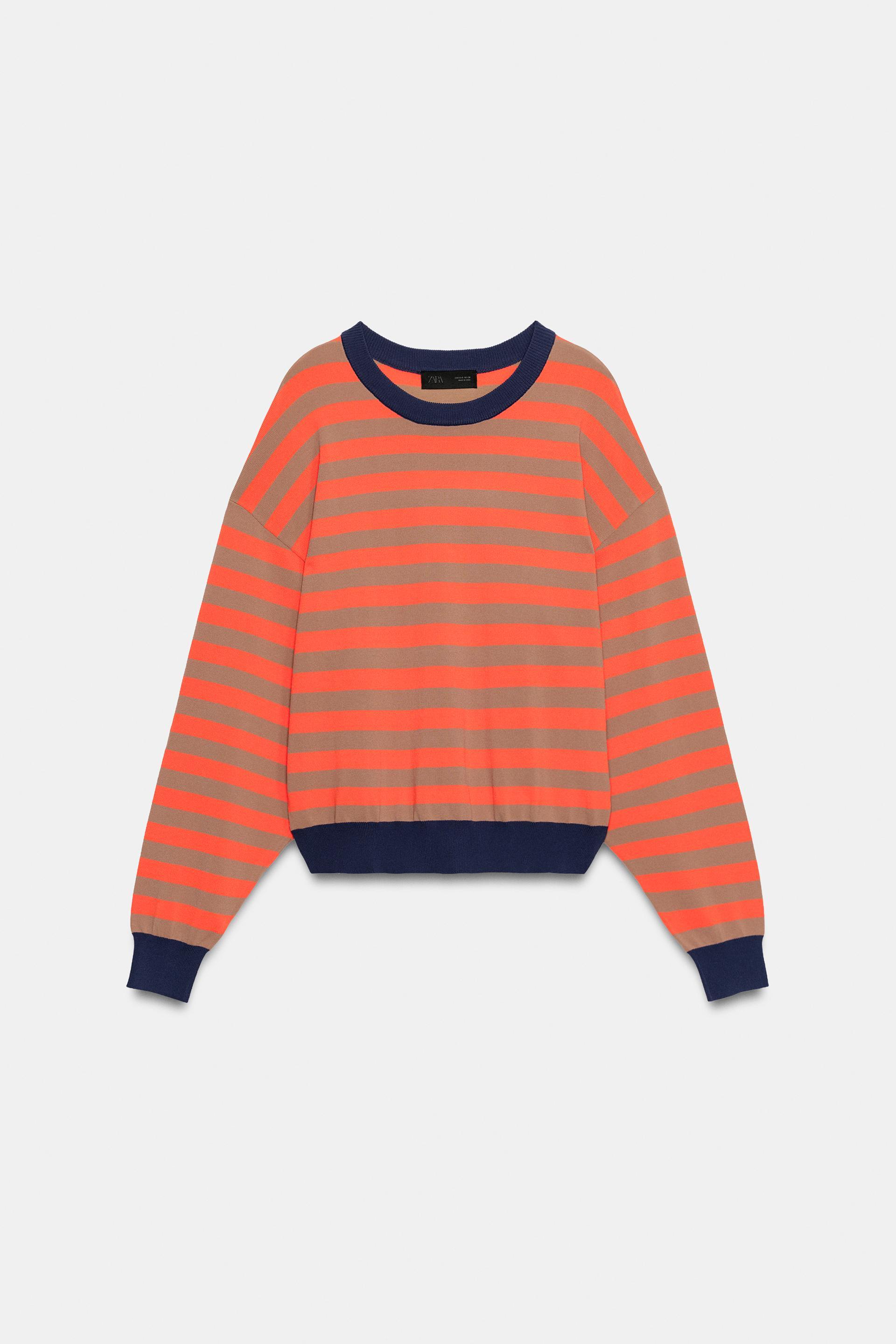 STRIPED KNIT JUMPER by ZARA