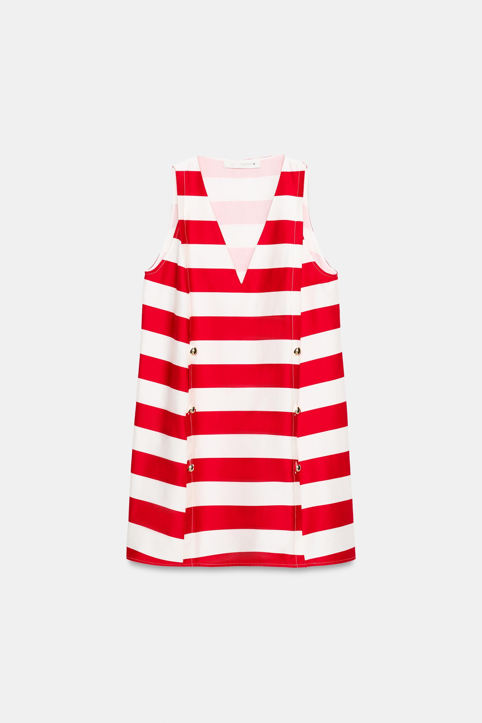 STRIPED MINI DRESS by ZARA