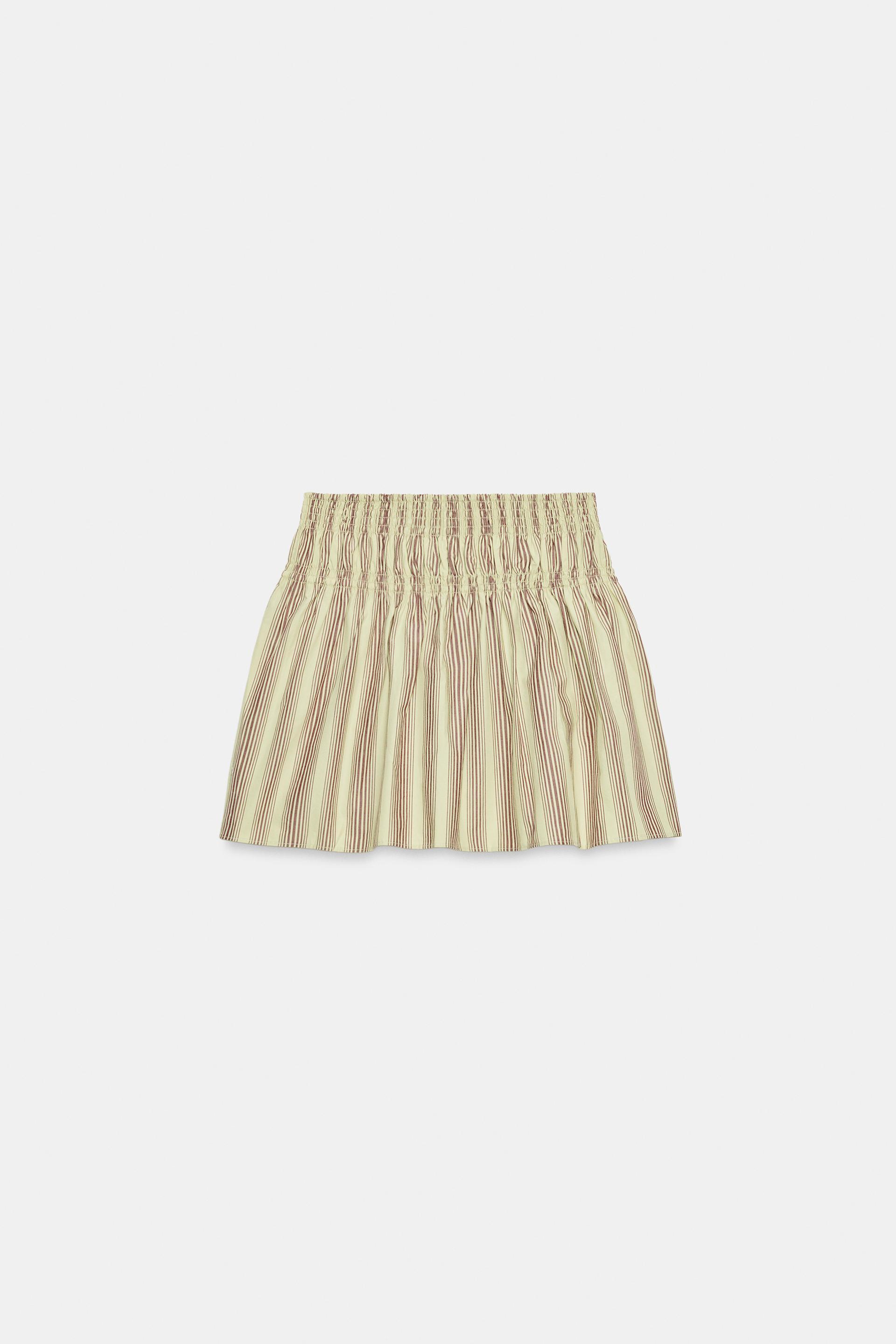 STRIPED MINI SKIRT by ZARA