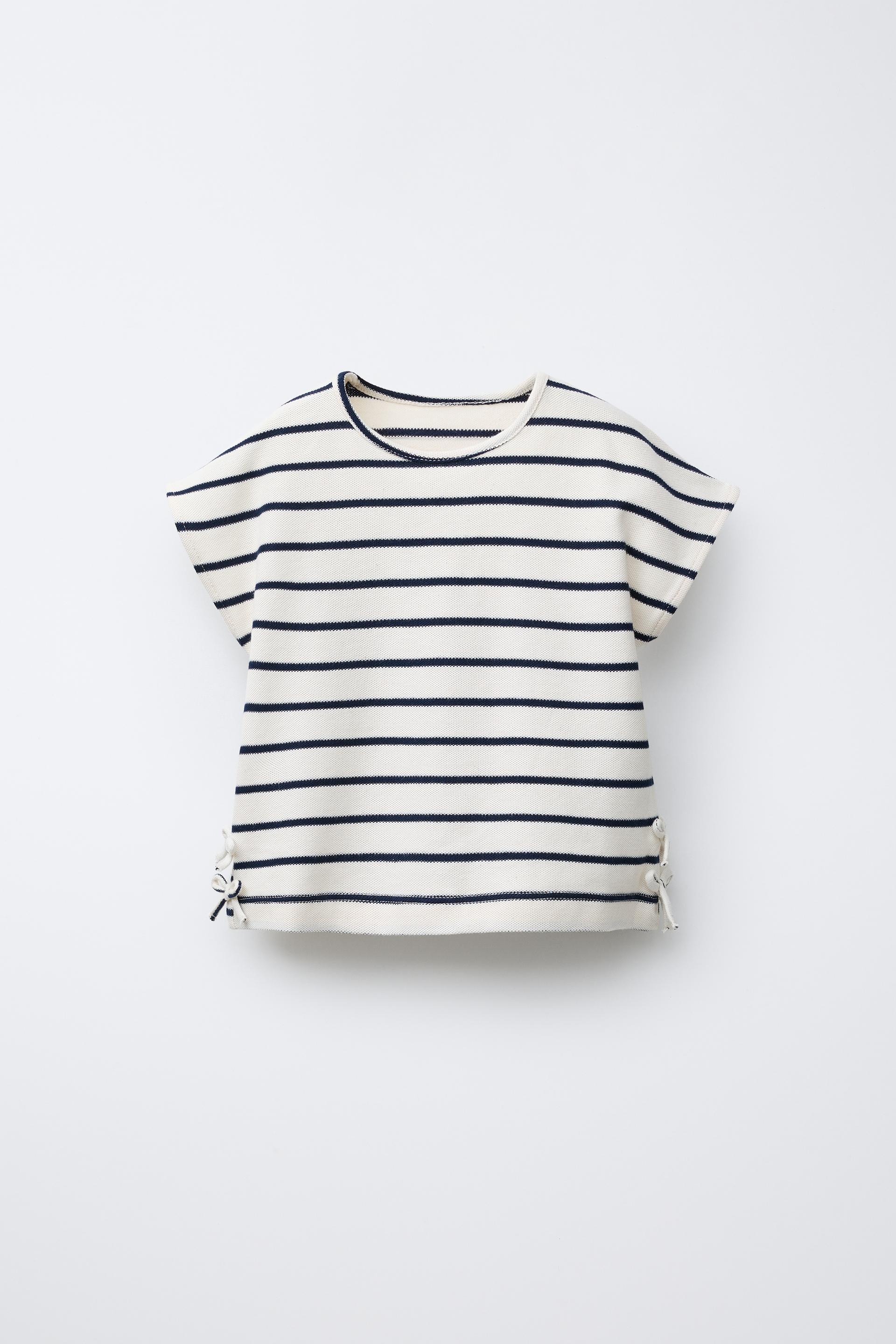 STRIPED PIQUÉ SHIRT by ZARA