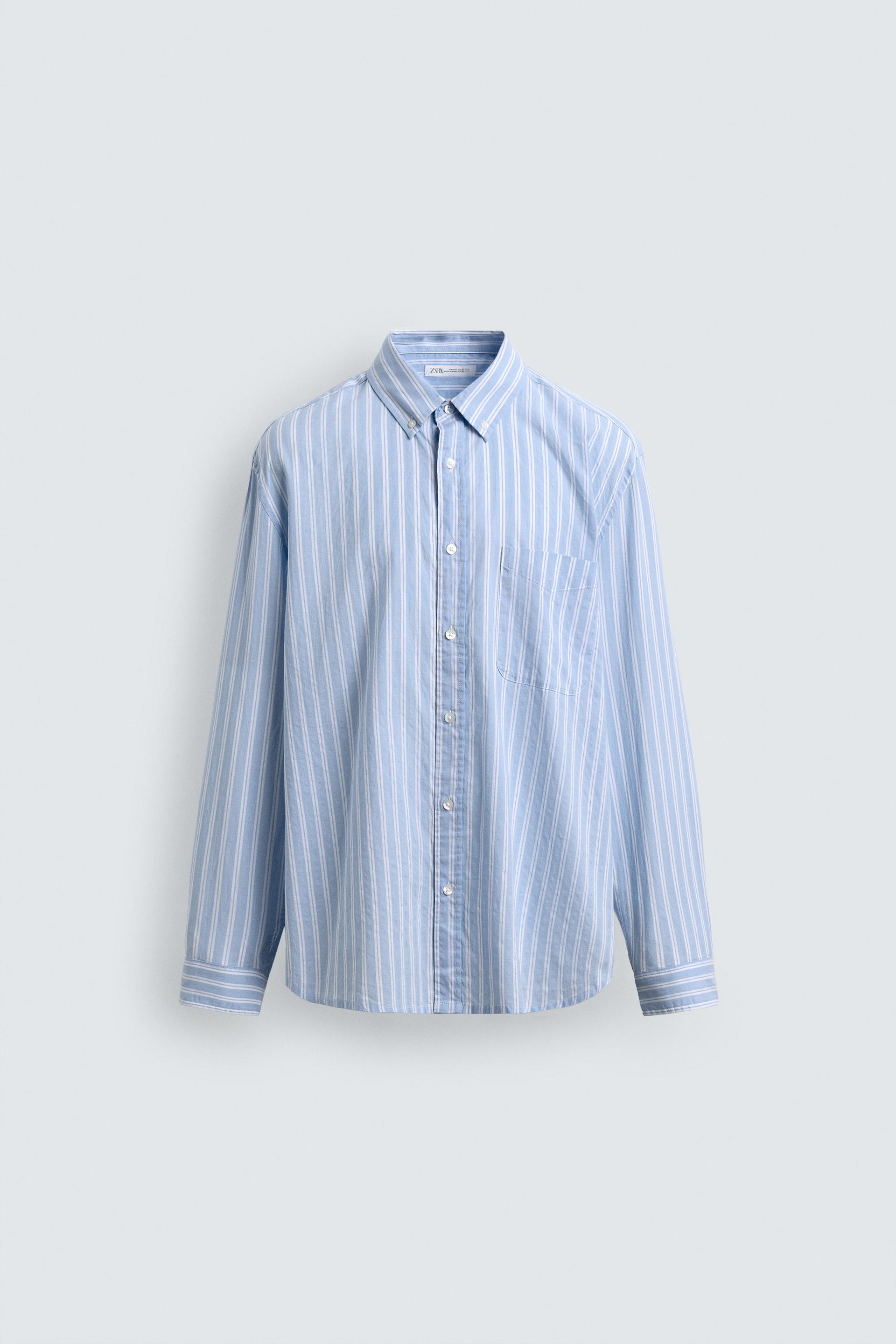 STRIPED POCKET SHIRT by ZARA