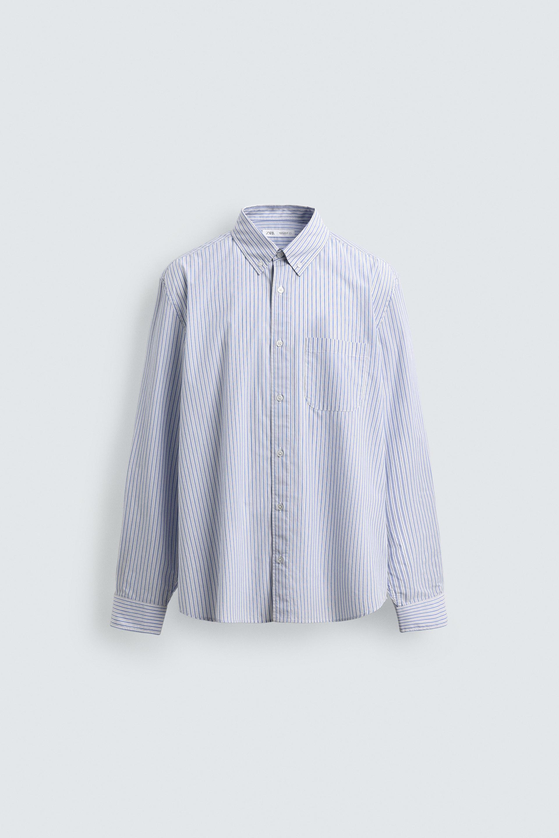 STRIPED POCKET SHIRT by ZARA
