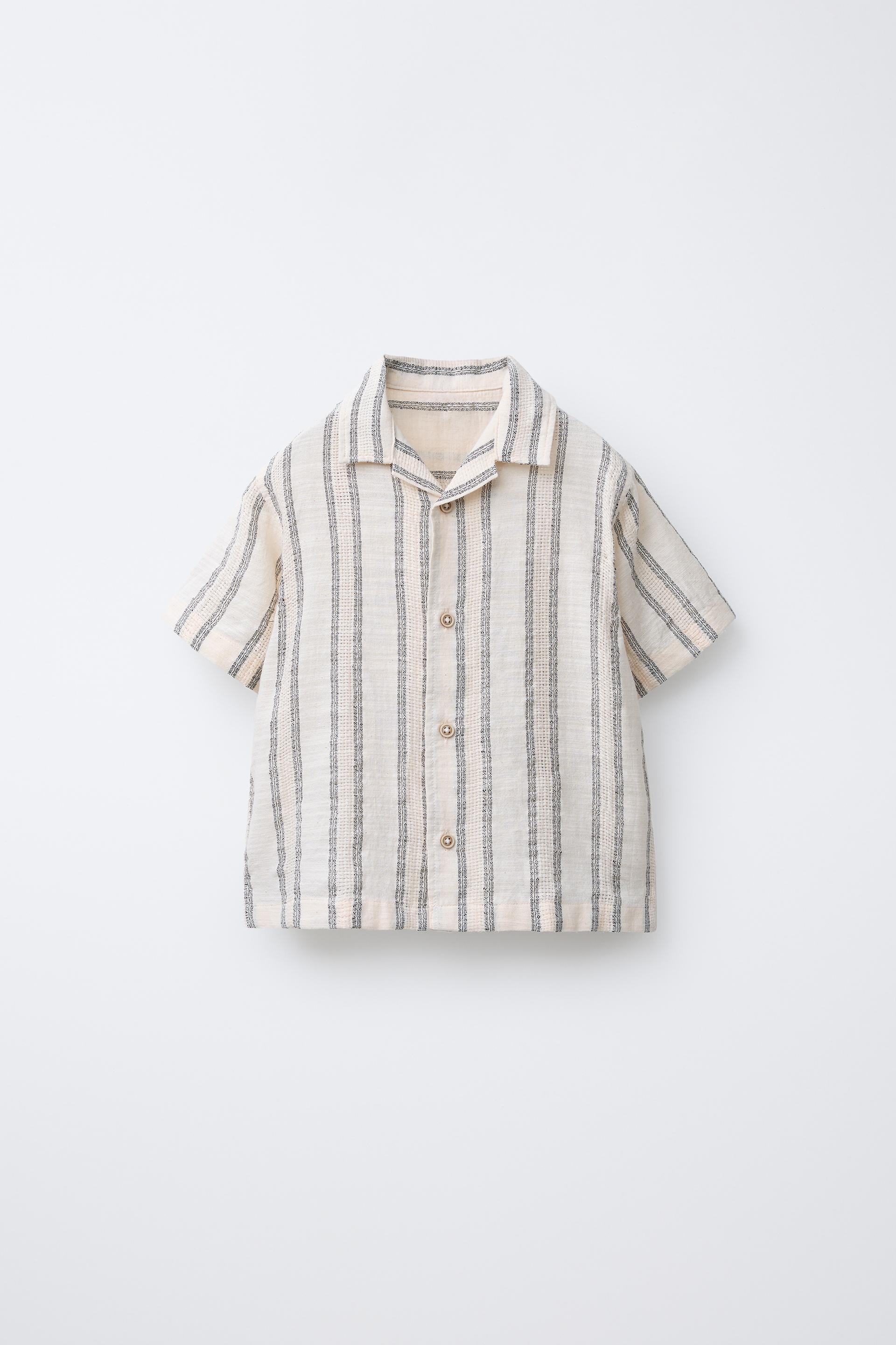 STRIPED RUSTIC SHIRT by ZARA