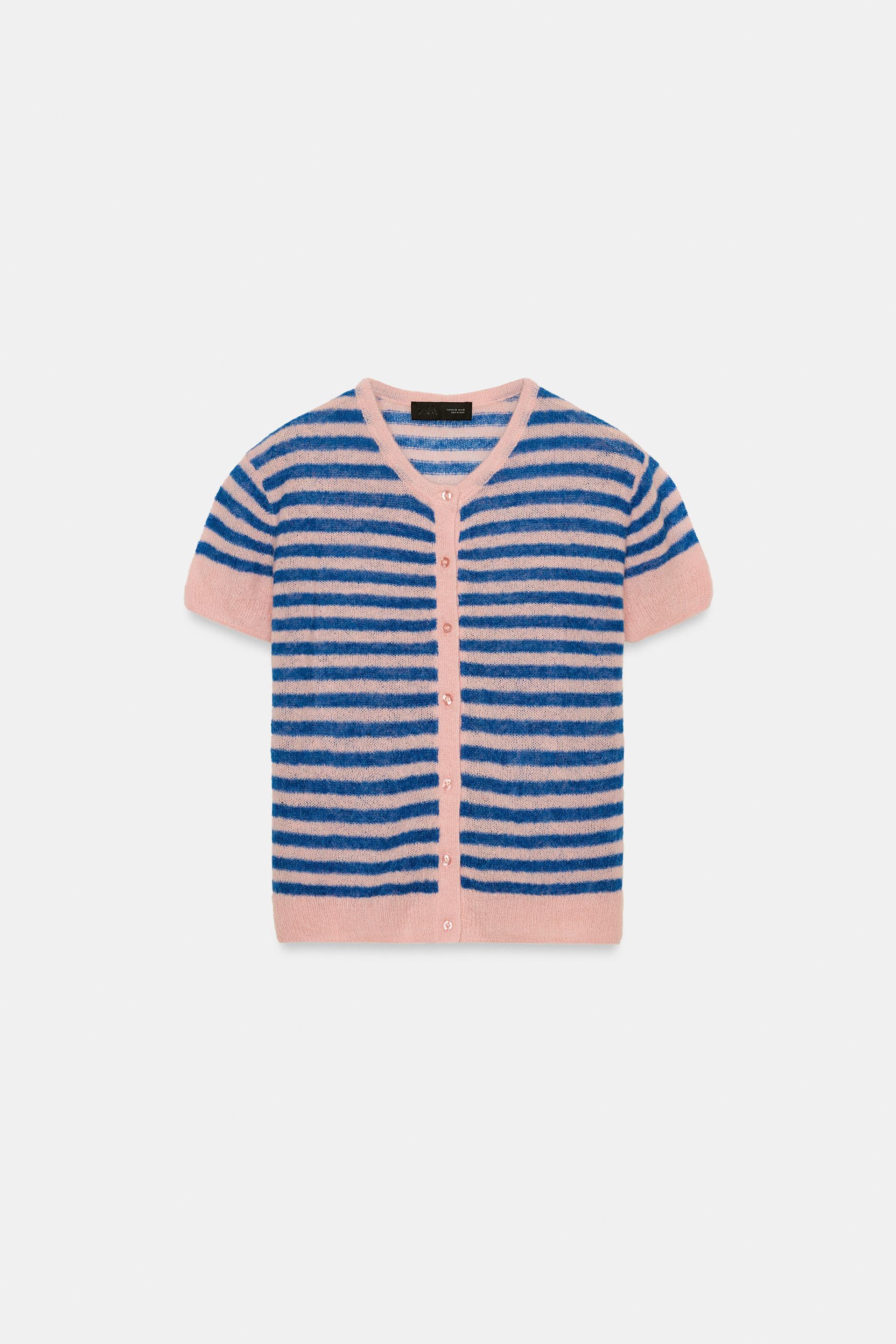 STRIPED WOOL BLEND JACKET by ZARA