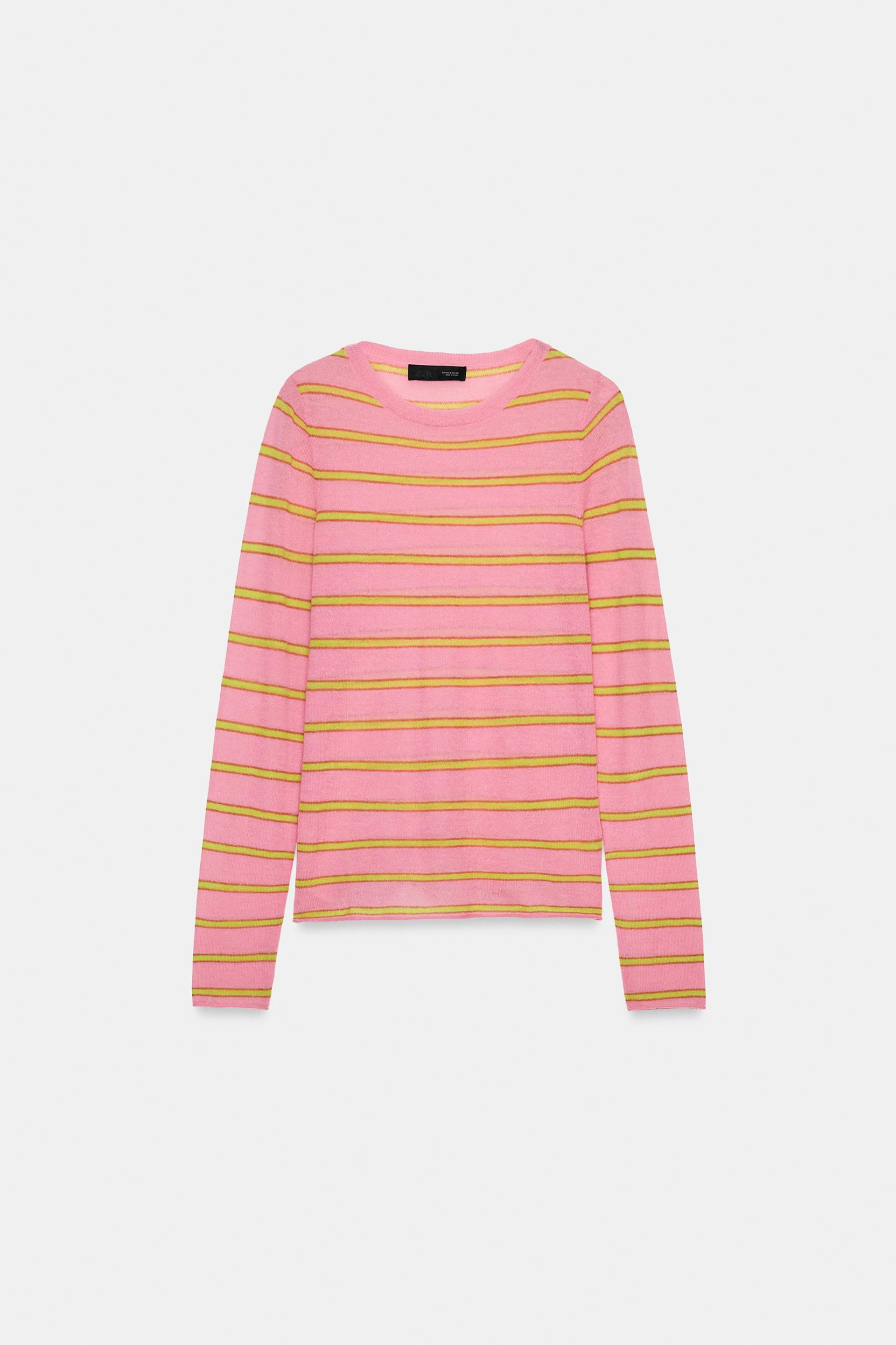 STRIPED WOOL JUMPER by ZARA
