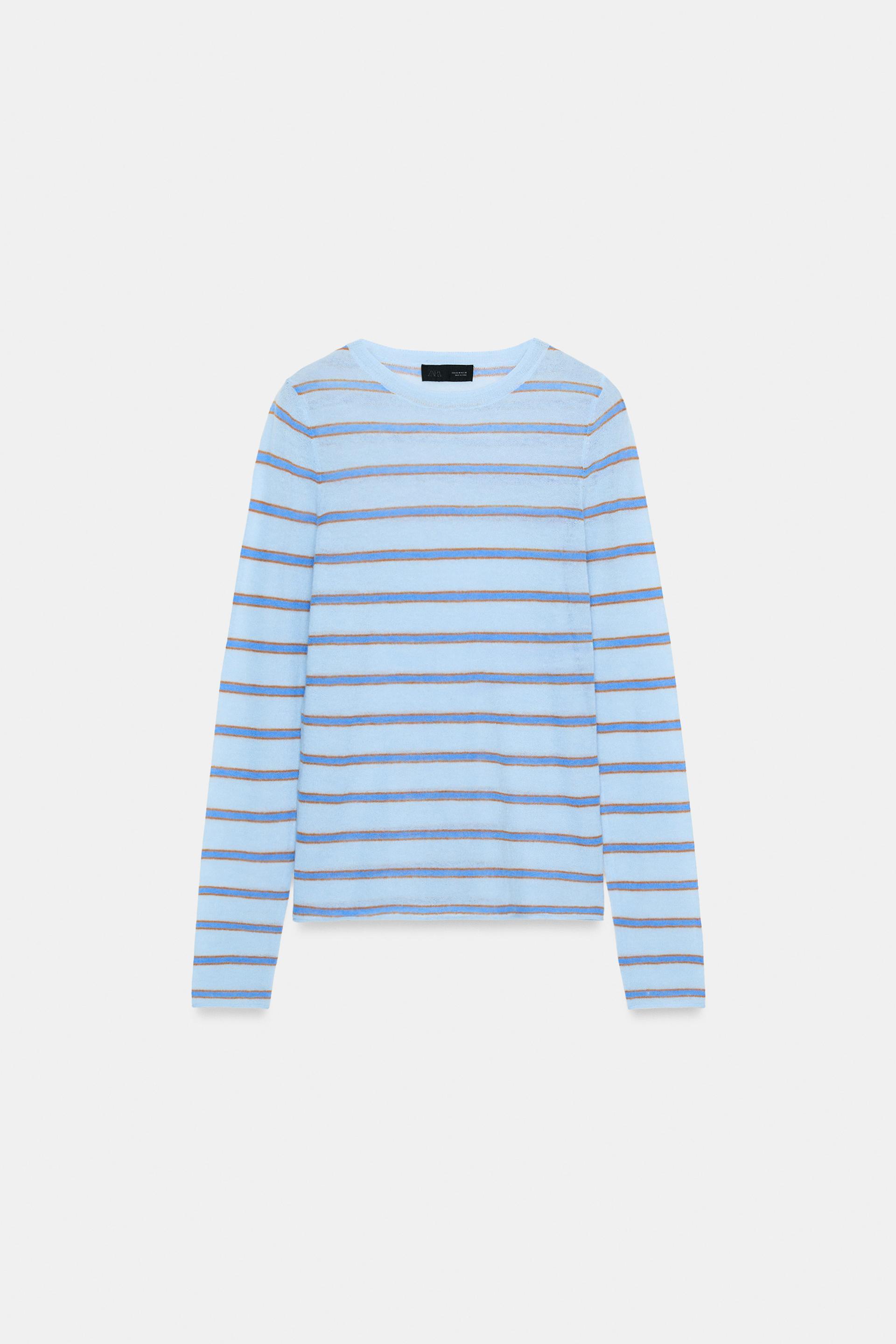 STRIPED WOOL JUMPER by ZARA
