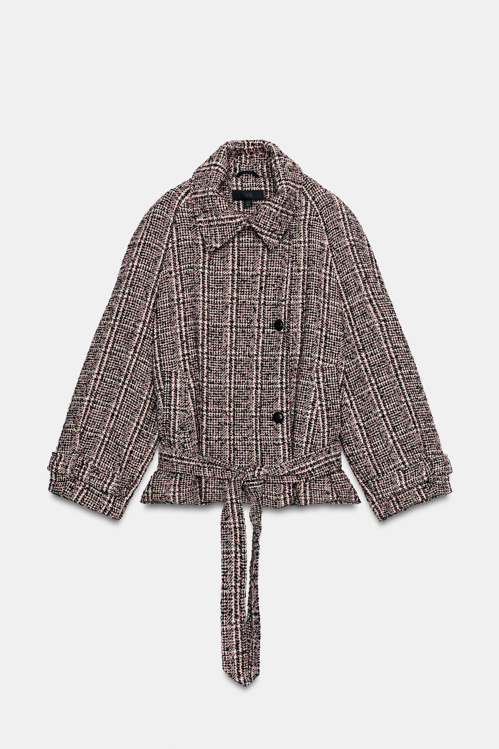 STRUCTURED JACKET WITH BELT by ZARA
