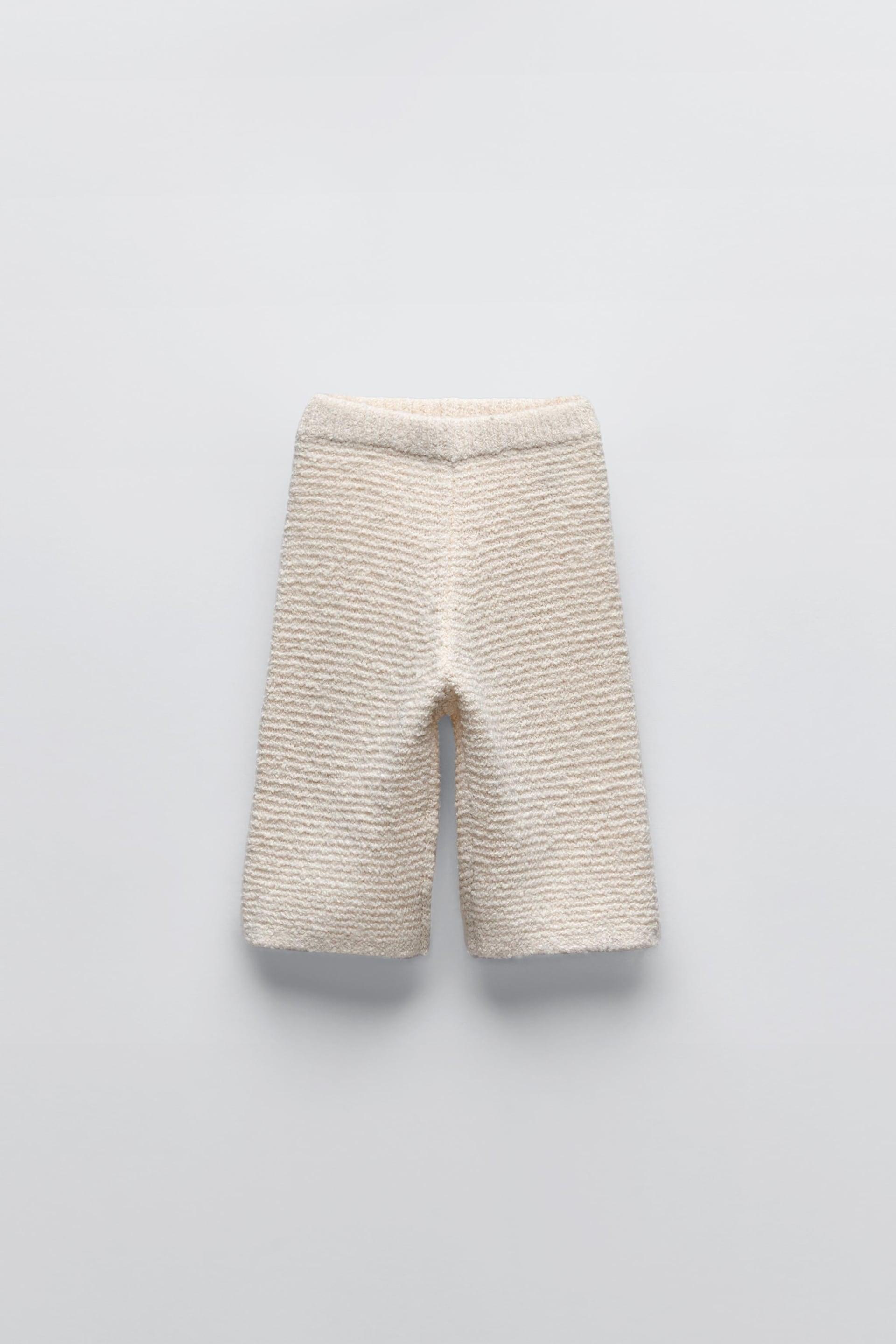 STRUCTURED KNIT PANTS by ZARA