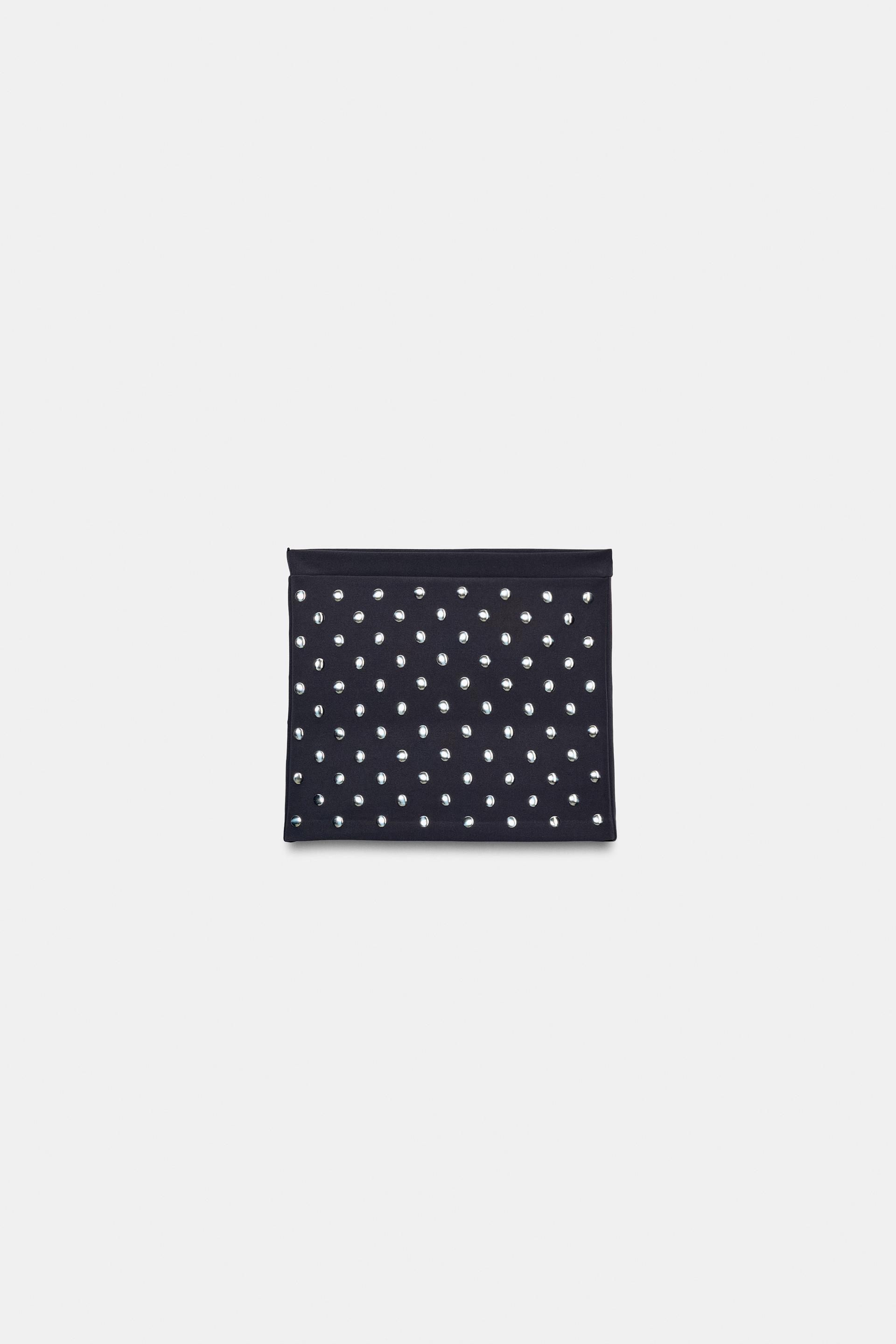 STUDDED MINI SKIRT by ZARA
