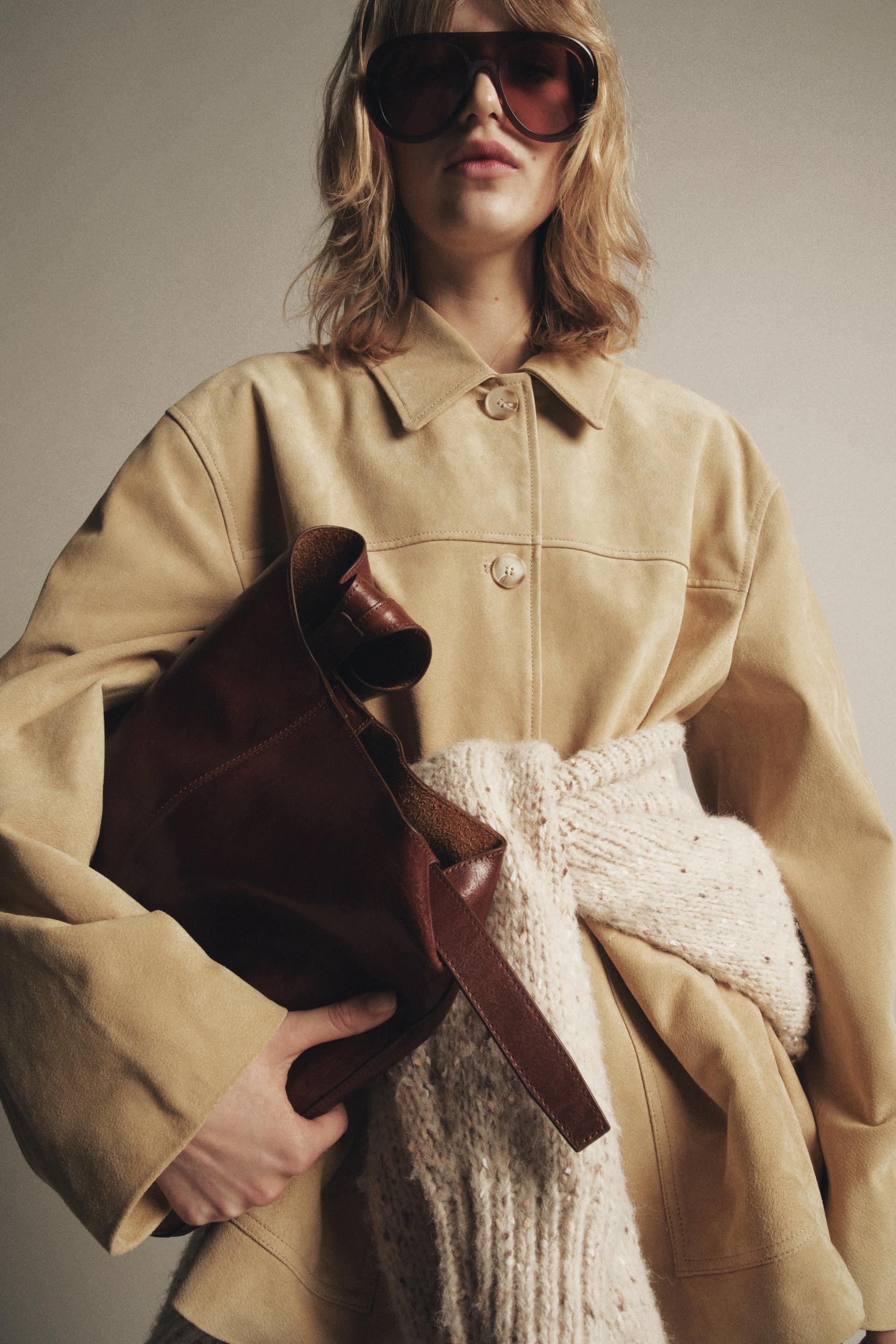 SUEDE LEATHER JACKET ZW COLLECTION LIMITED EDITION by ZARA