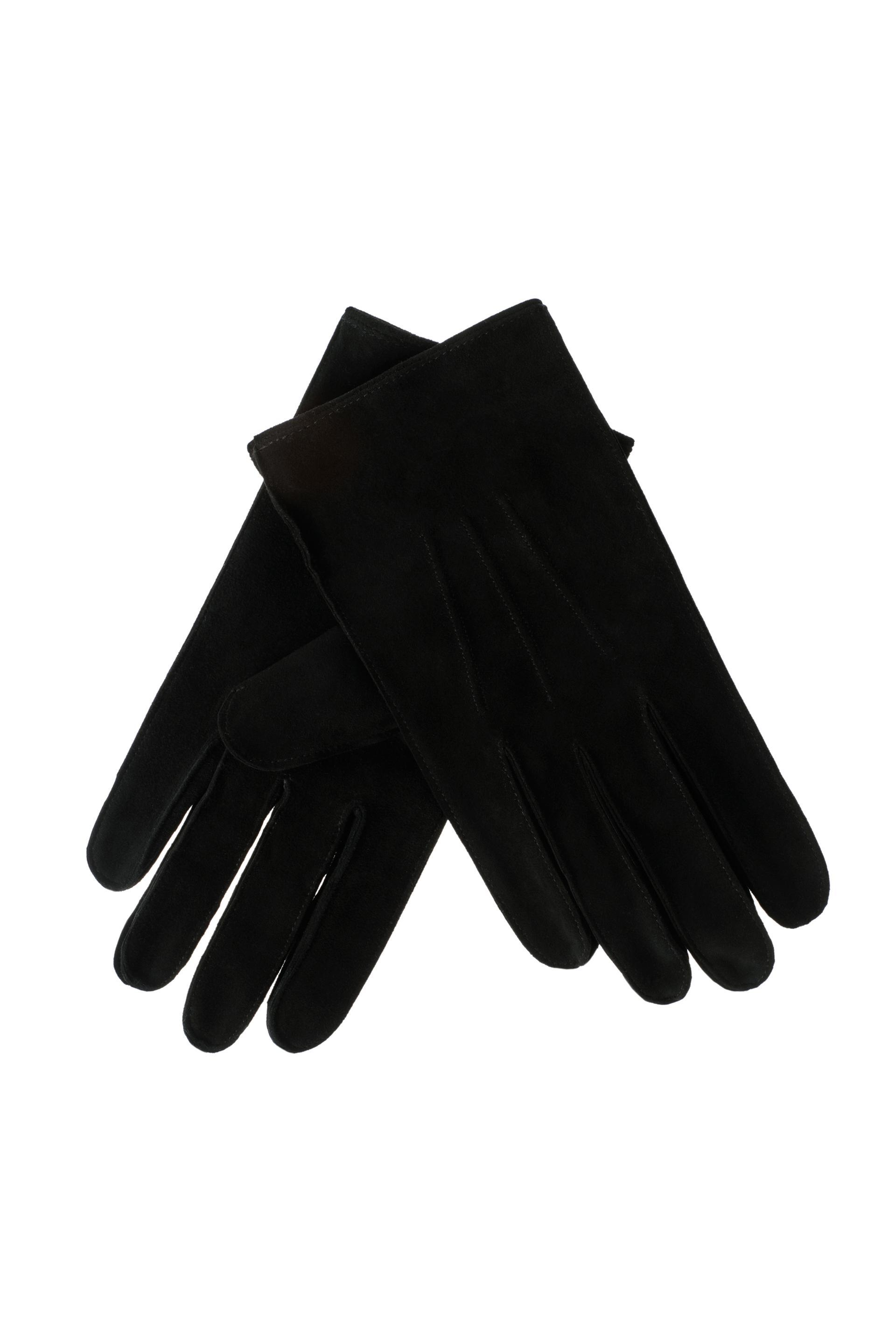 SUEDE LEATHER ORIGINS GLOVES by ZARA