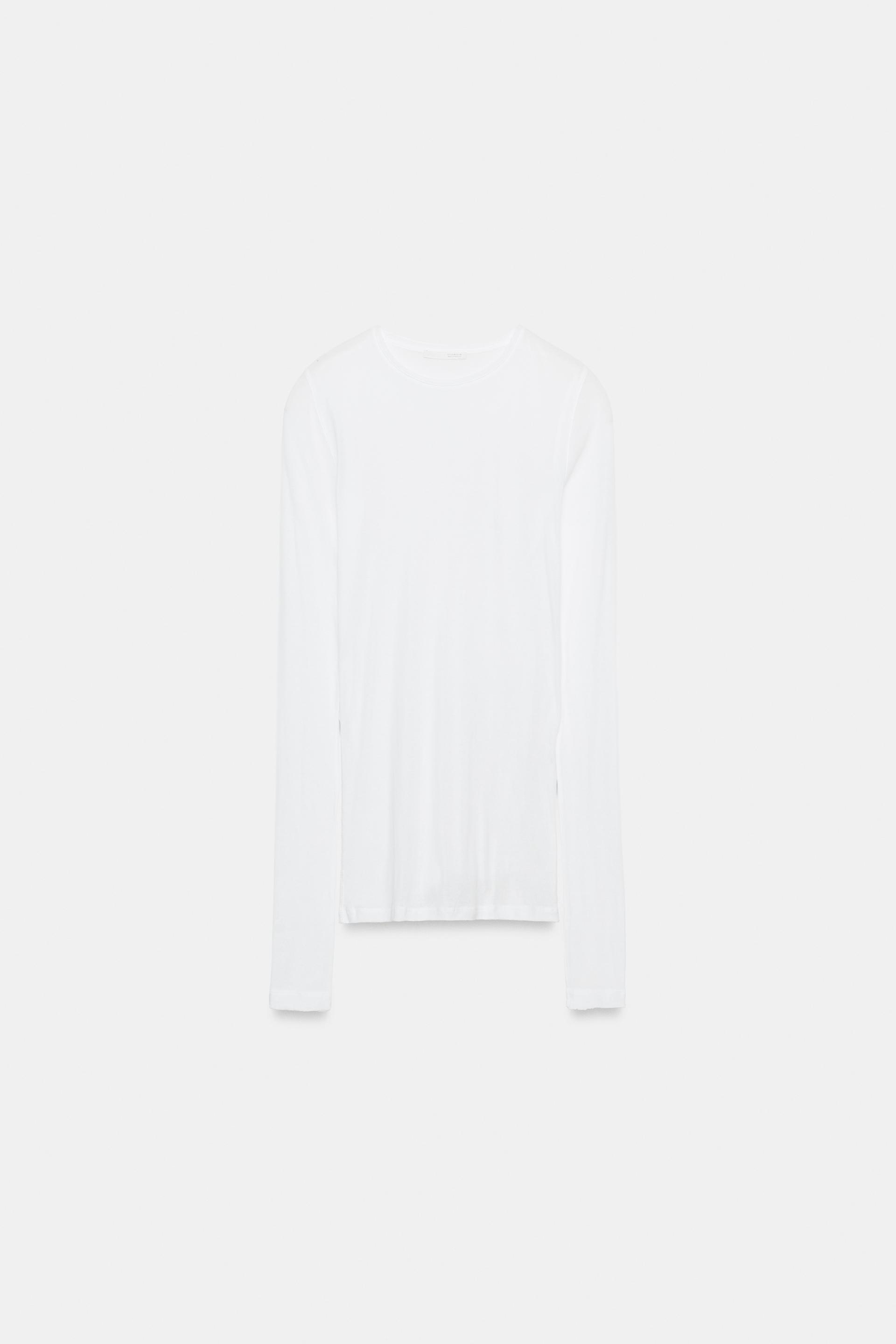 SUPIMA® LONG SLEEVE T-SHIRT by ZARA