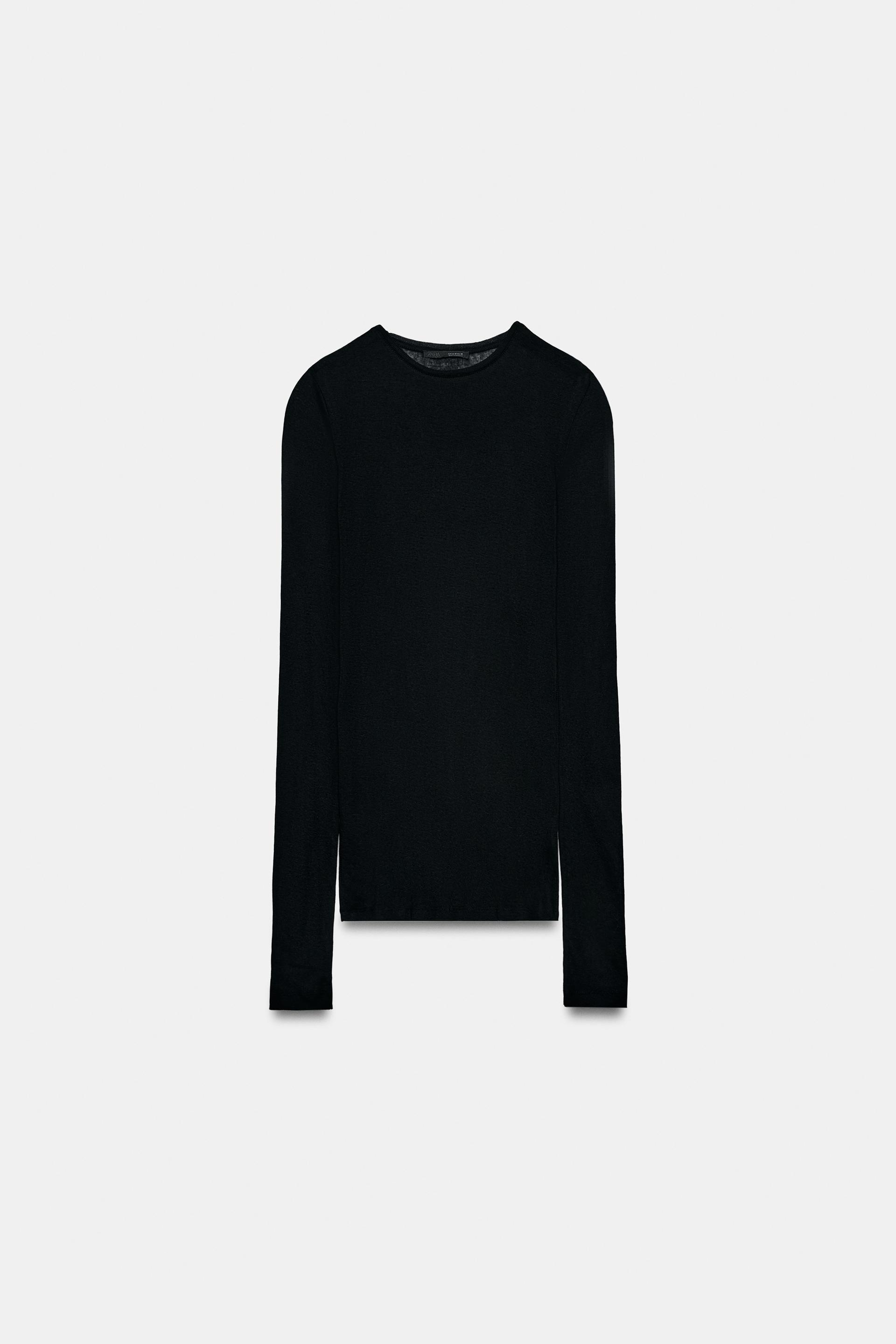SUPIMA® LONG SLEEVE T-SHIRT by ZARA