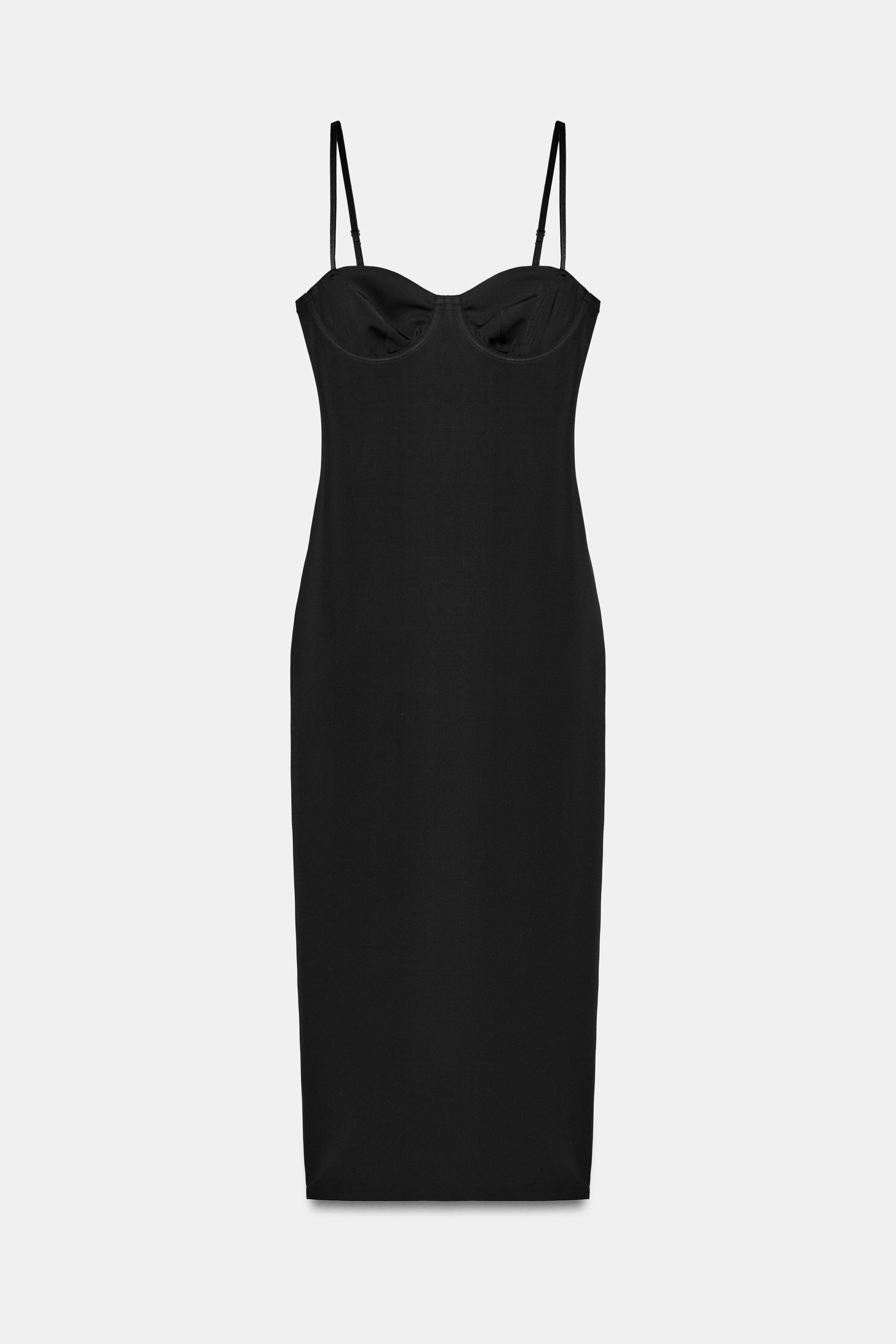 SWEETHEART NECKLINE DRESS by ZARA