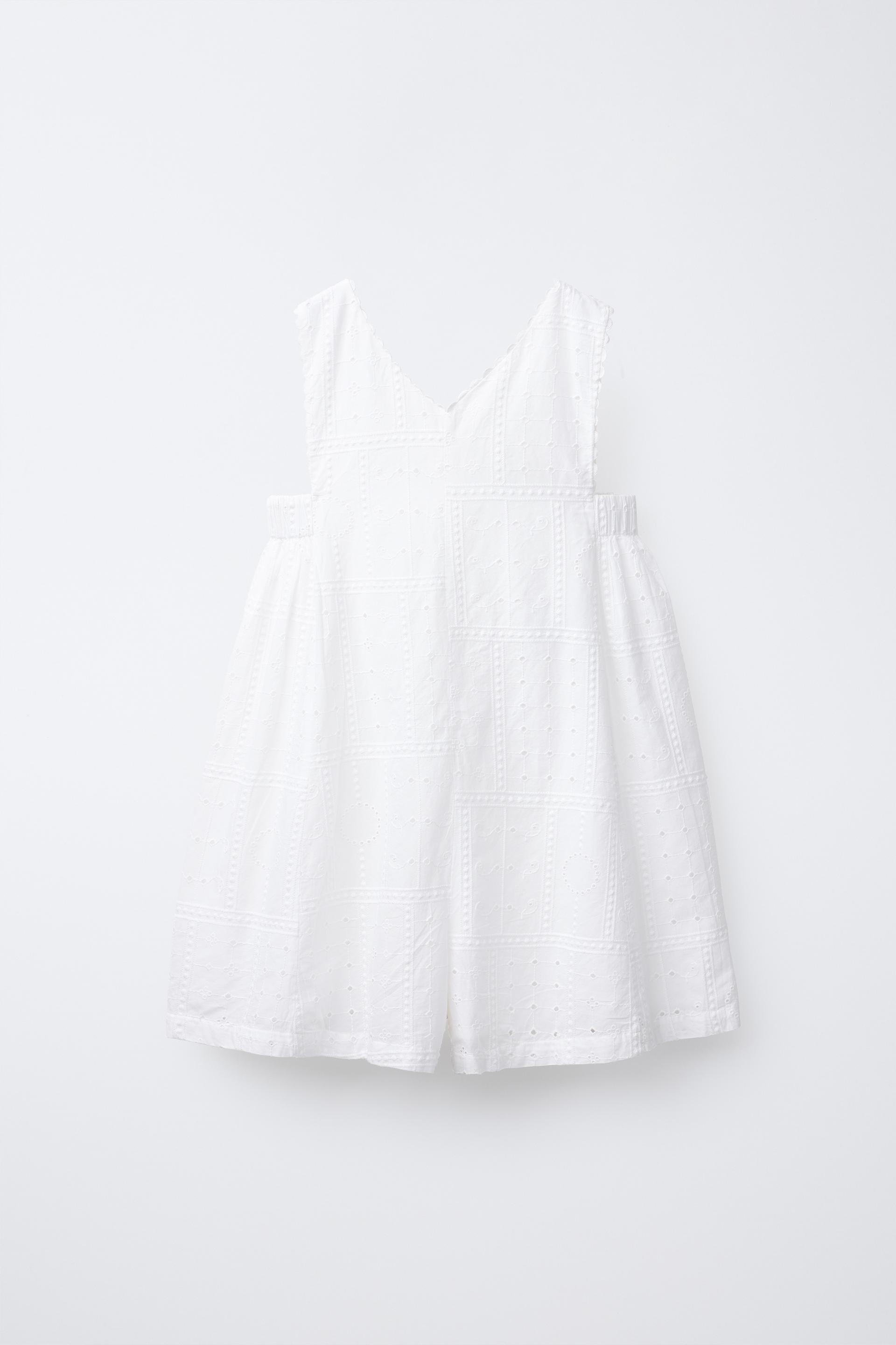 SWISS EMBROIDERED SHORT JUMPSUIT by ZARA