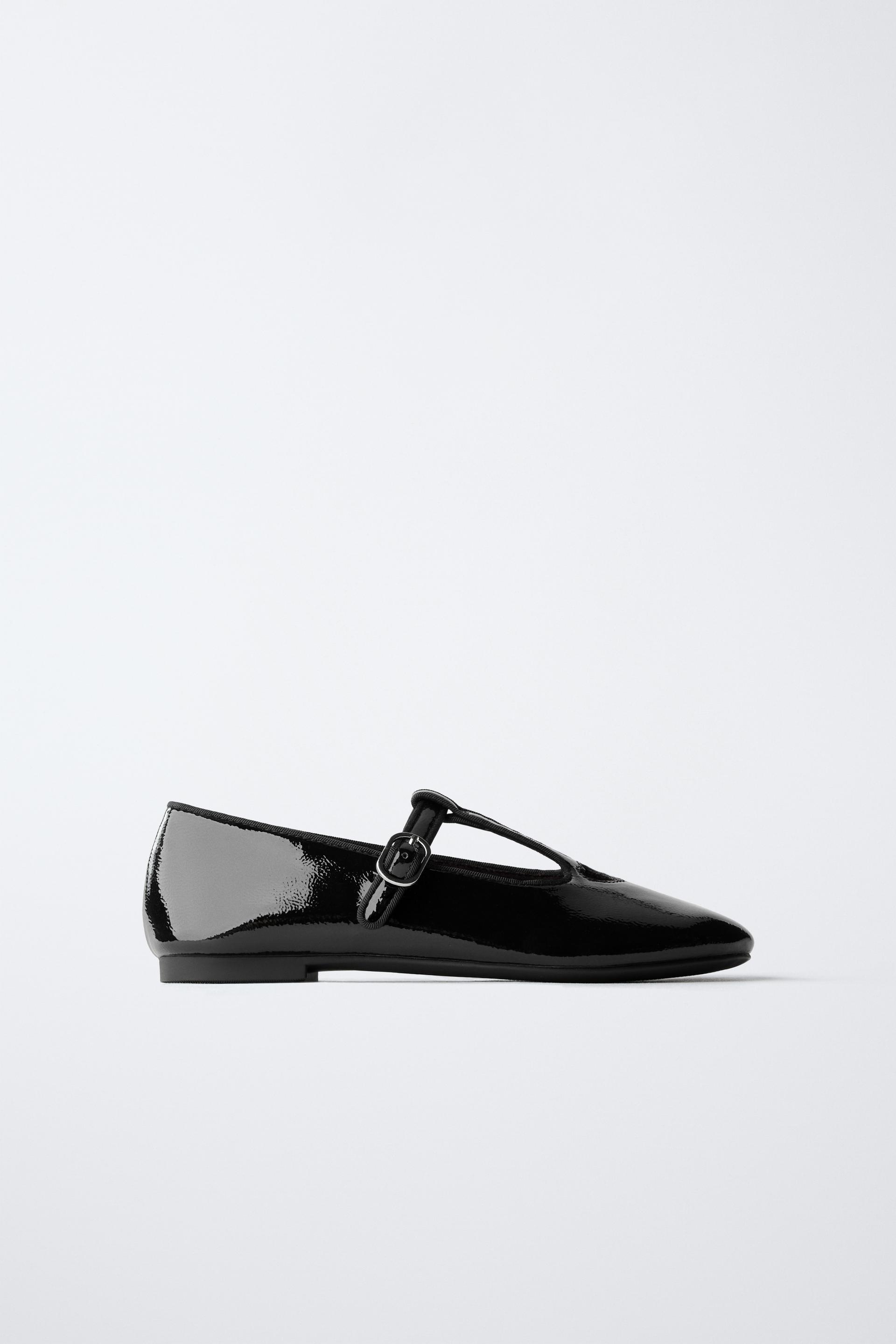T-BAR HEART BALLET FLAT by ZARA