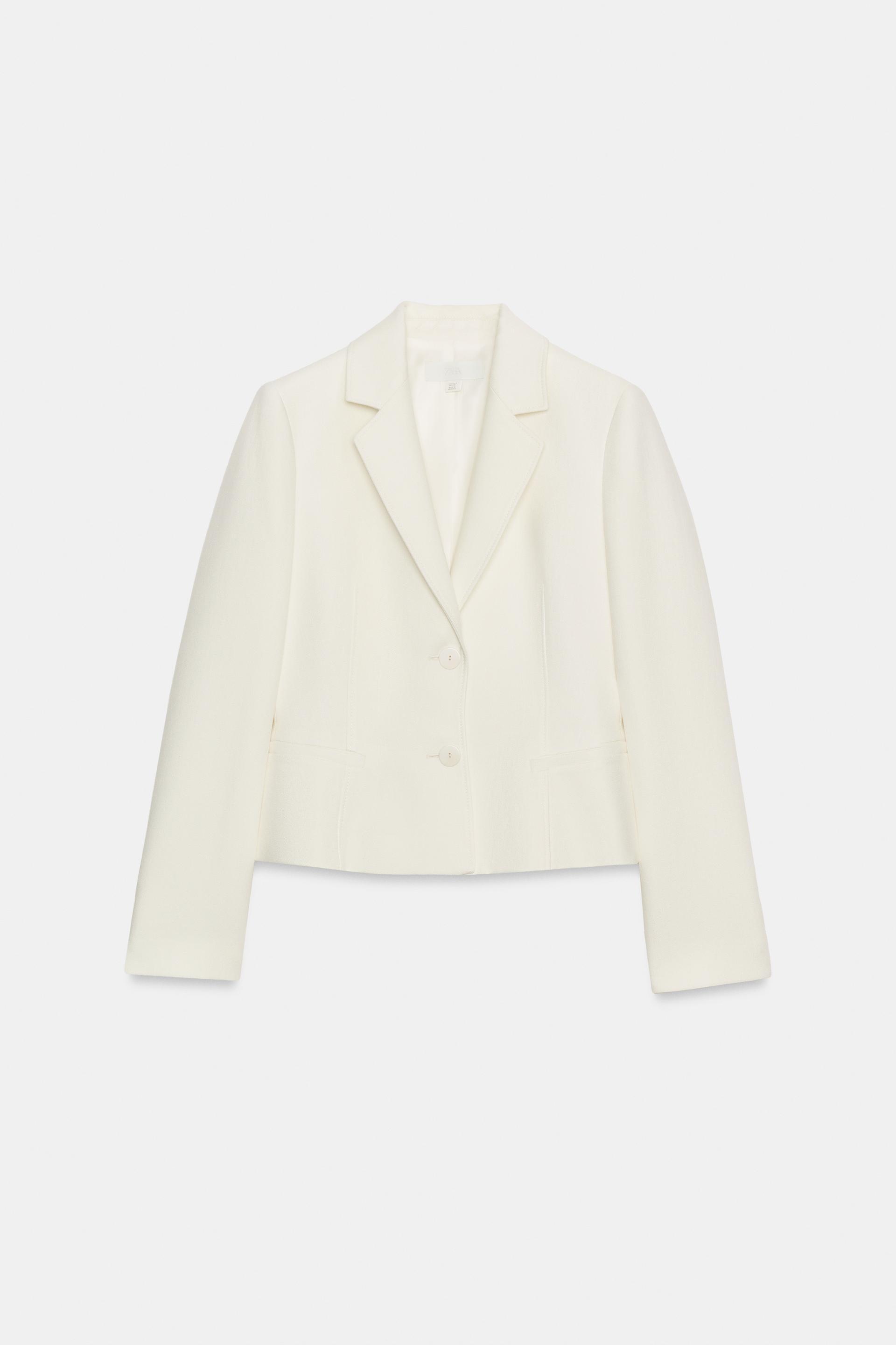 TAILORED BLAZER WITH SHOULDER PADS by ZARA