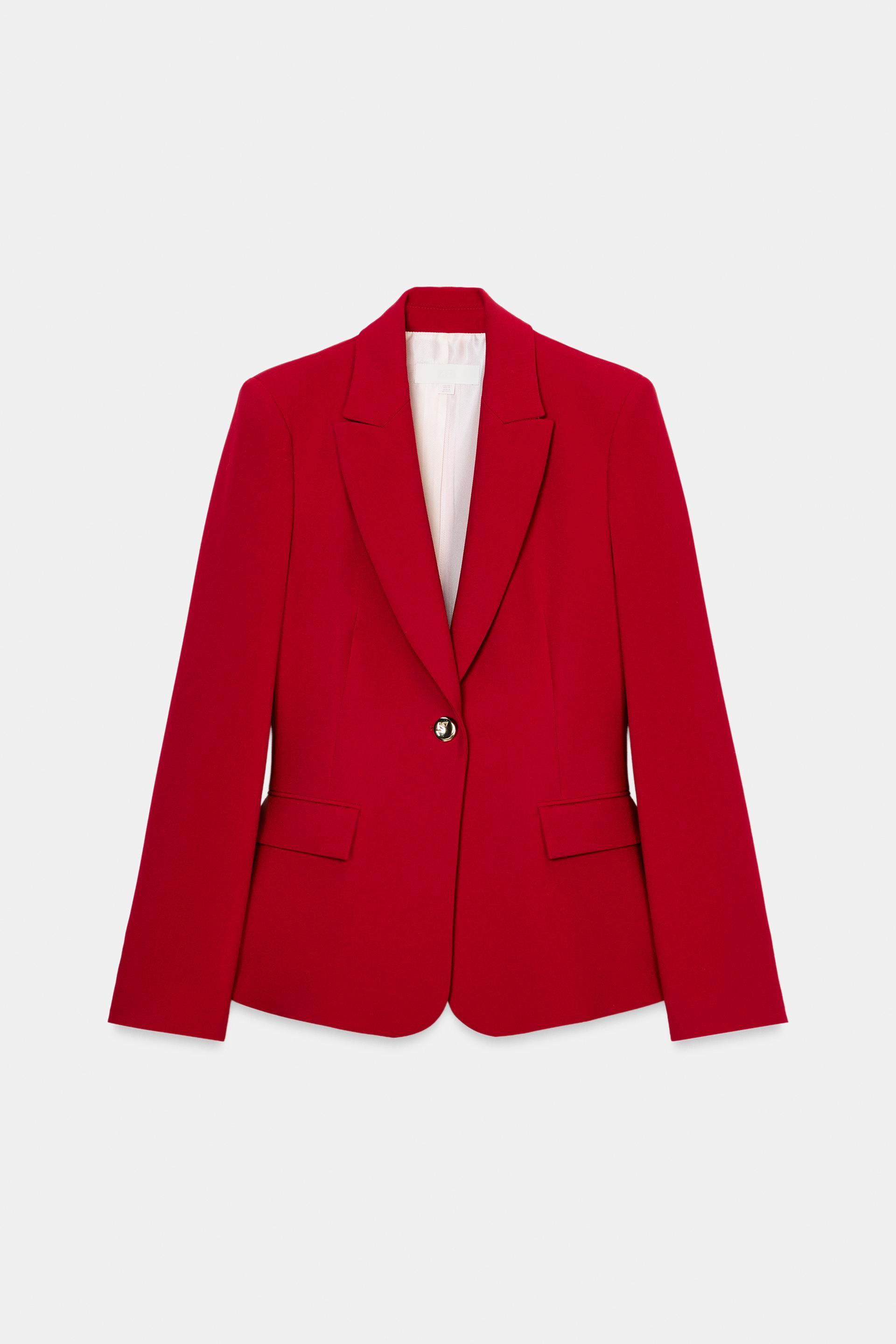 TAILORED BLAZER WITH SHOULDER PADS by ZARA