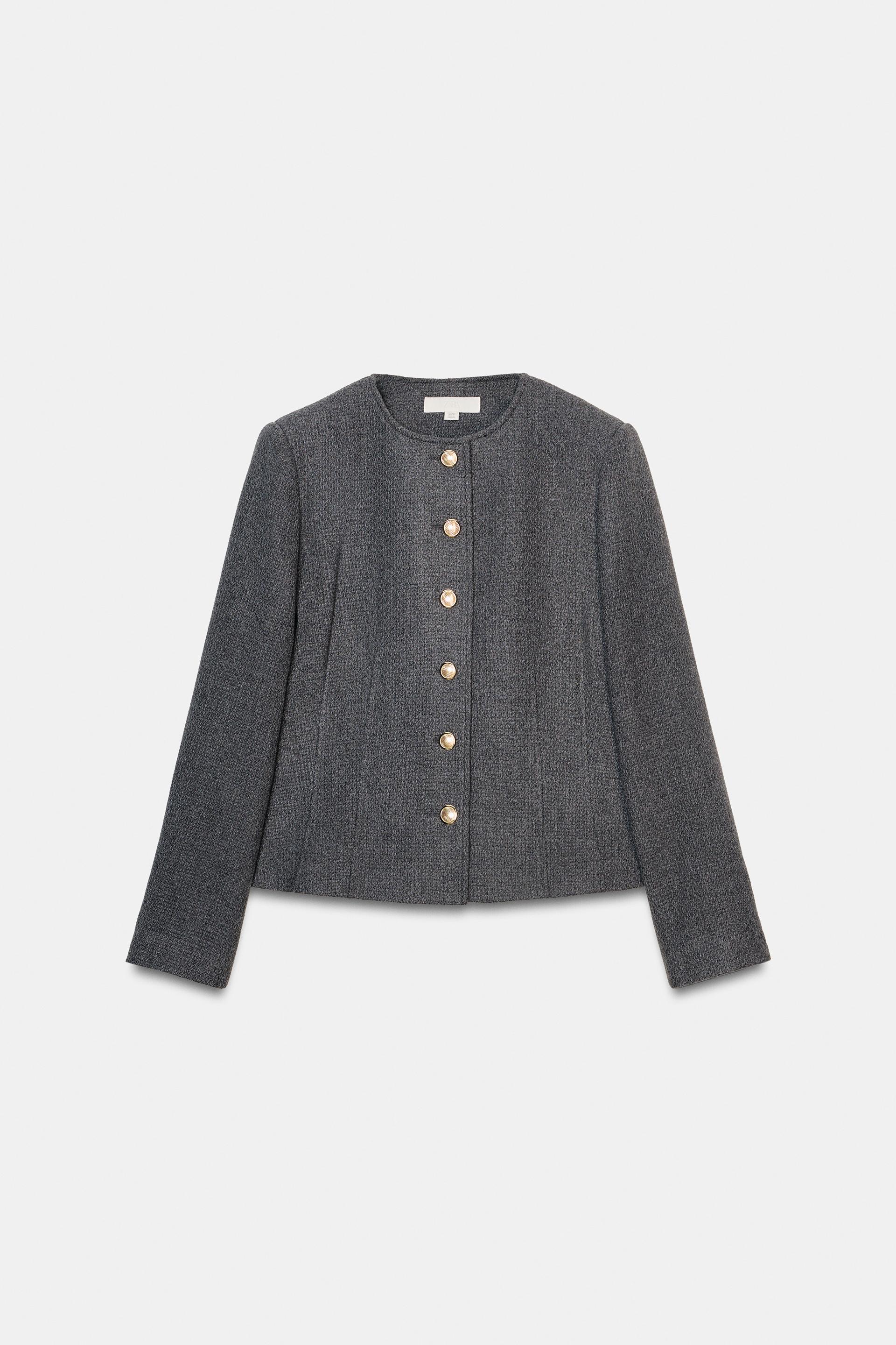 TAILORED ROUND NECK BLAZER by undefined