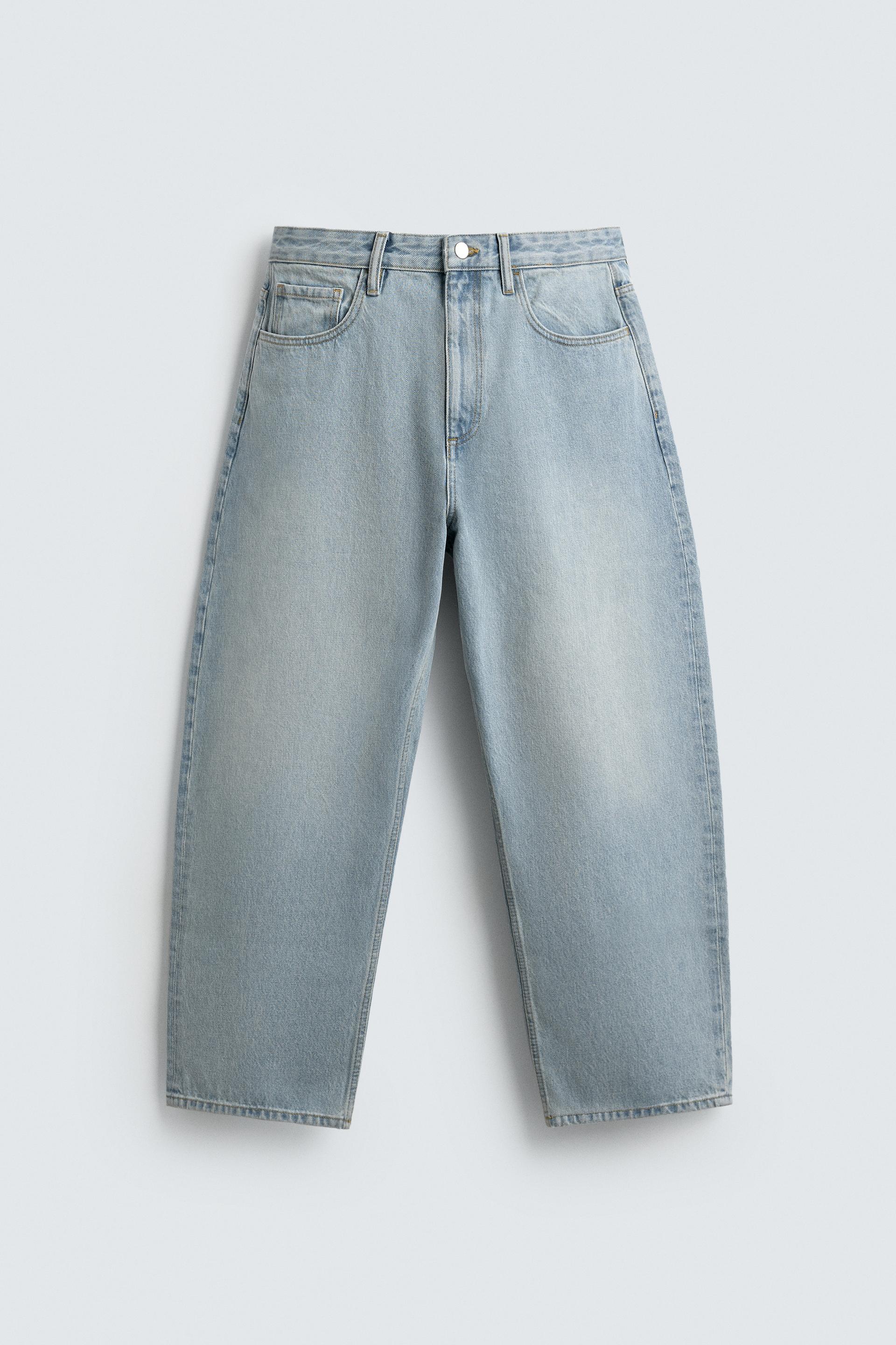 TAPERED WIDE FIT JEANS by ZARA