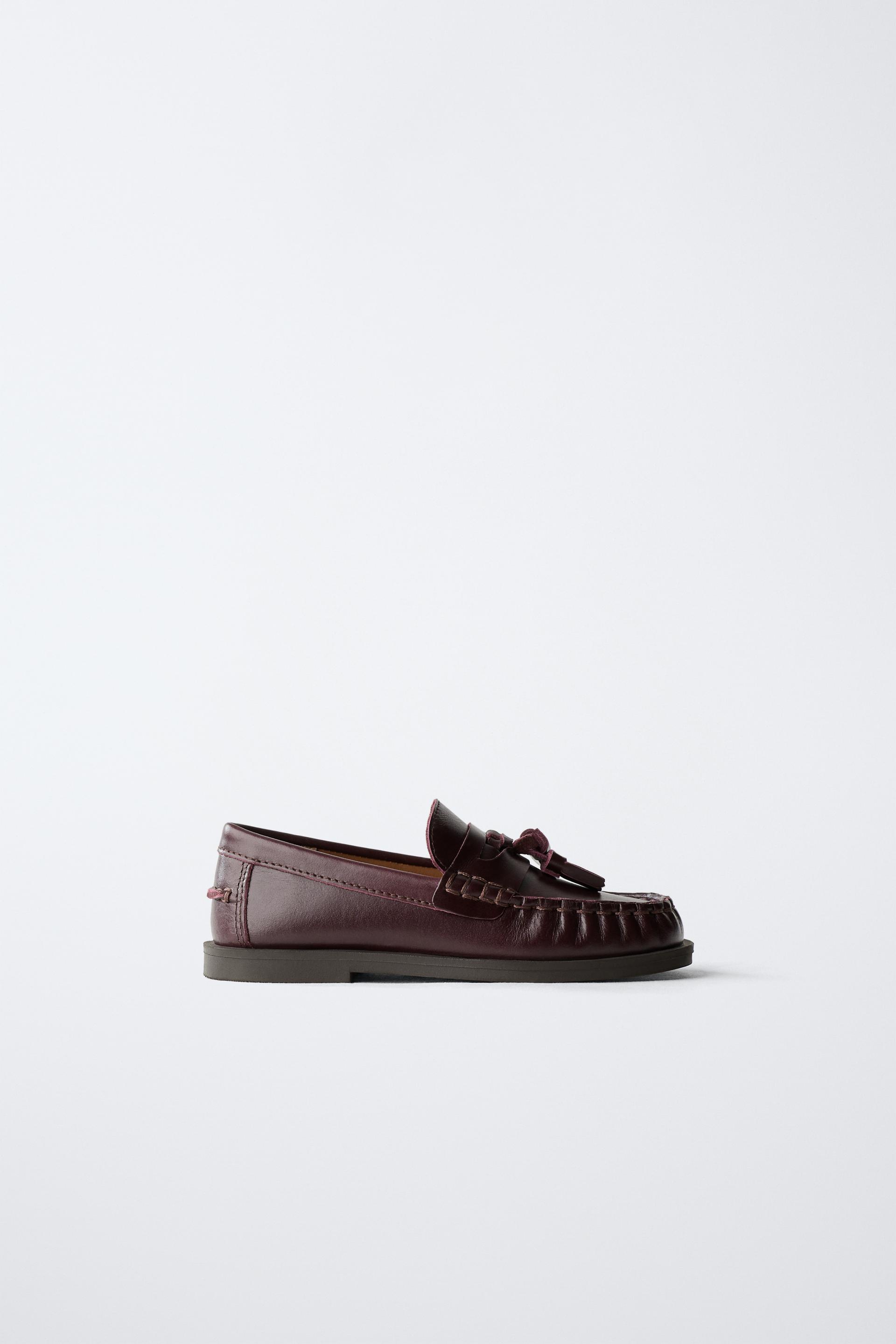 TASSELED LEATHER LOAFERS LIMITED EDITION by ZARA