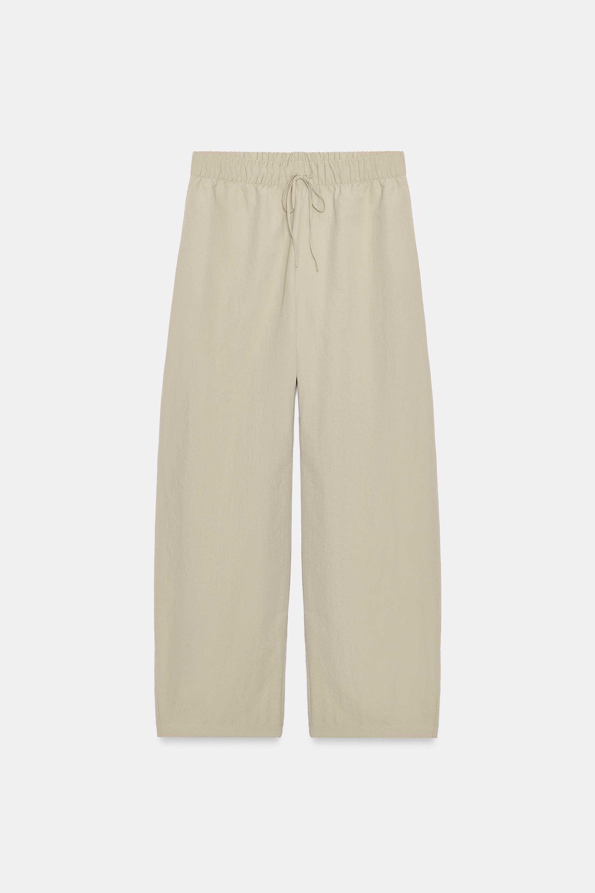 TECHNICAL FABRIC ELASTIC PANTS by ZARA
