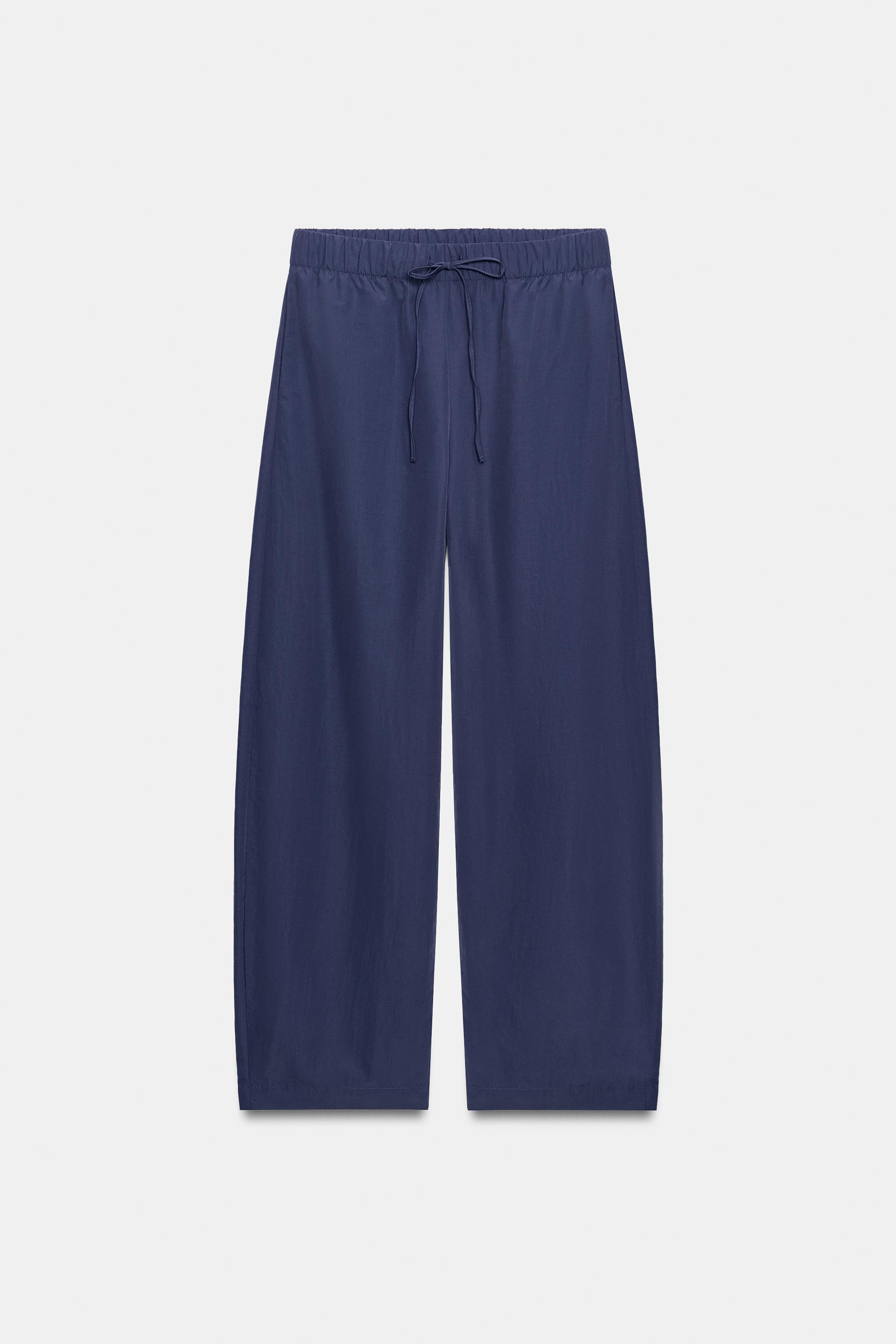 TECHNICAL FABRIC ELASTIC PANTS by ZARA