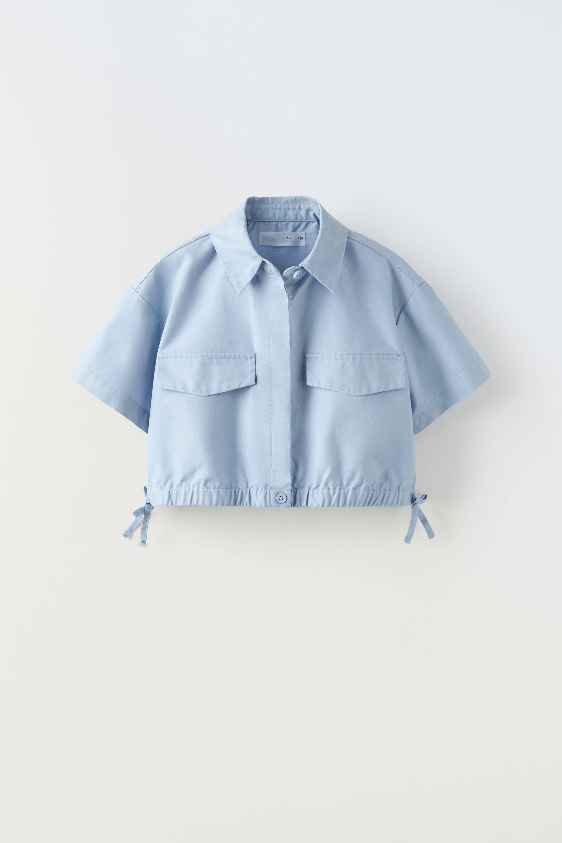 TECHNICAL SHIRT WITH BOWS by ZARA