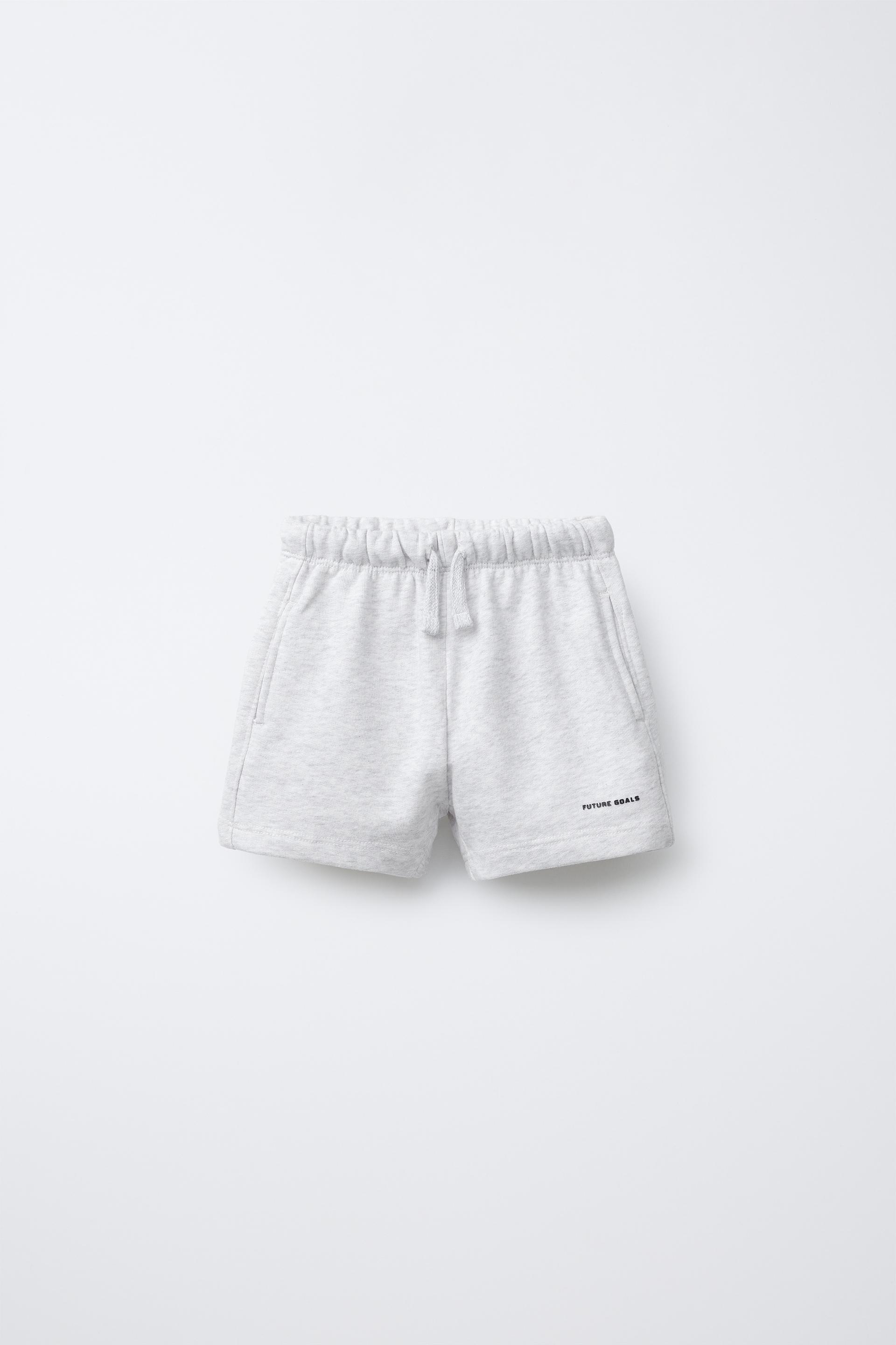 TEXT PLUSH SHORTS by ZARA