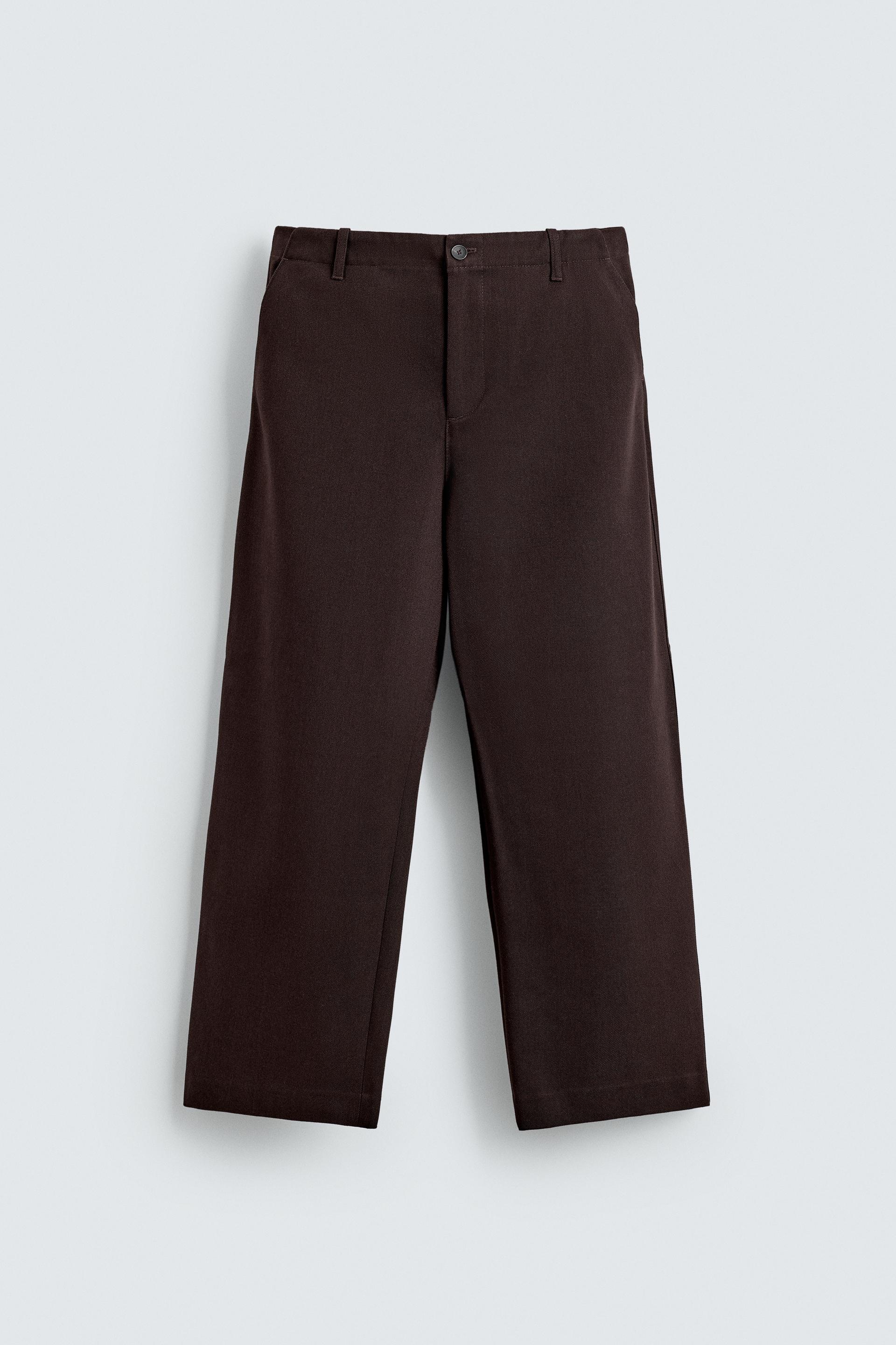 TEXTURED BALLOON FIT PANTS by ZARA