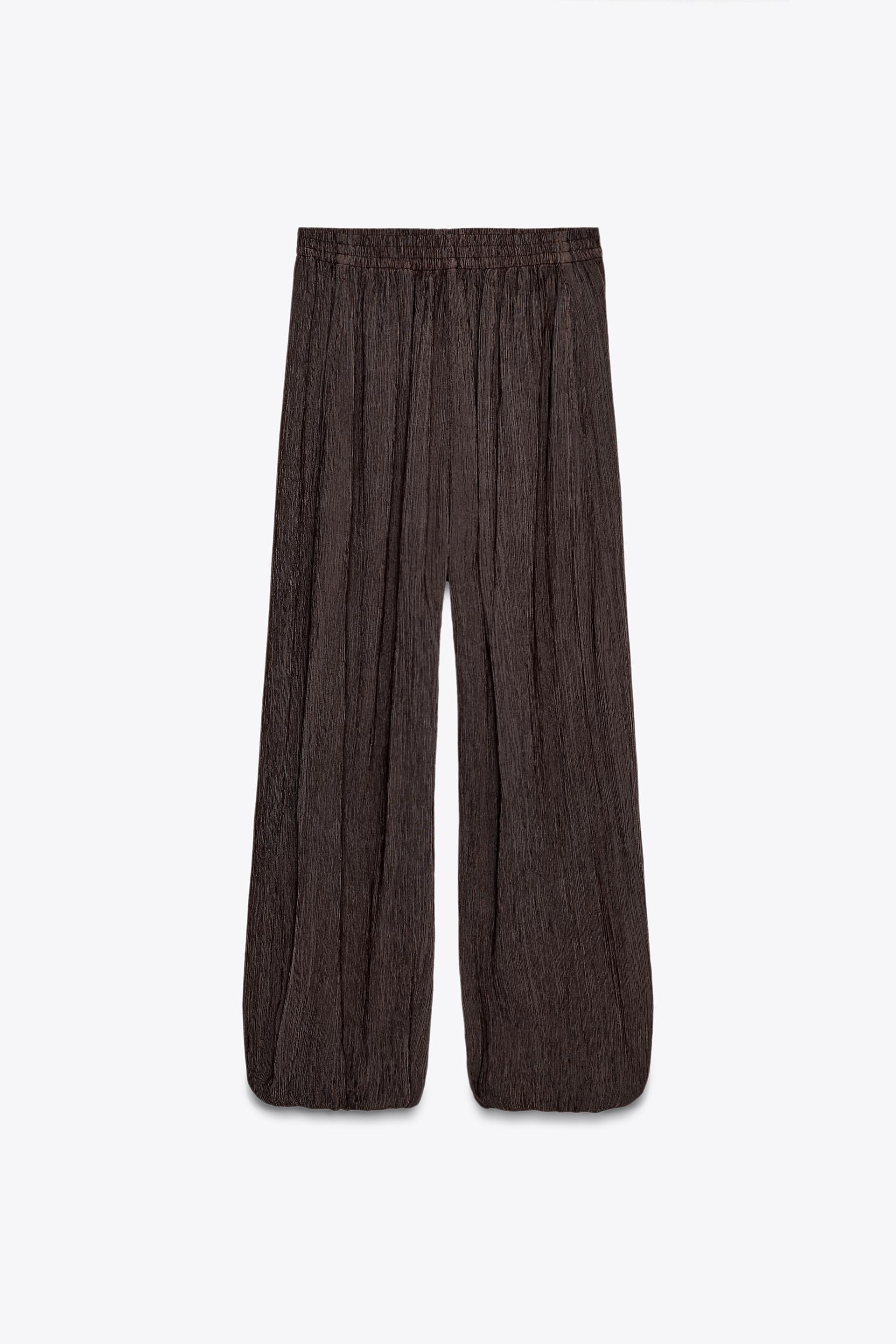 TEXTURED BALLOON PANTS by ZARA