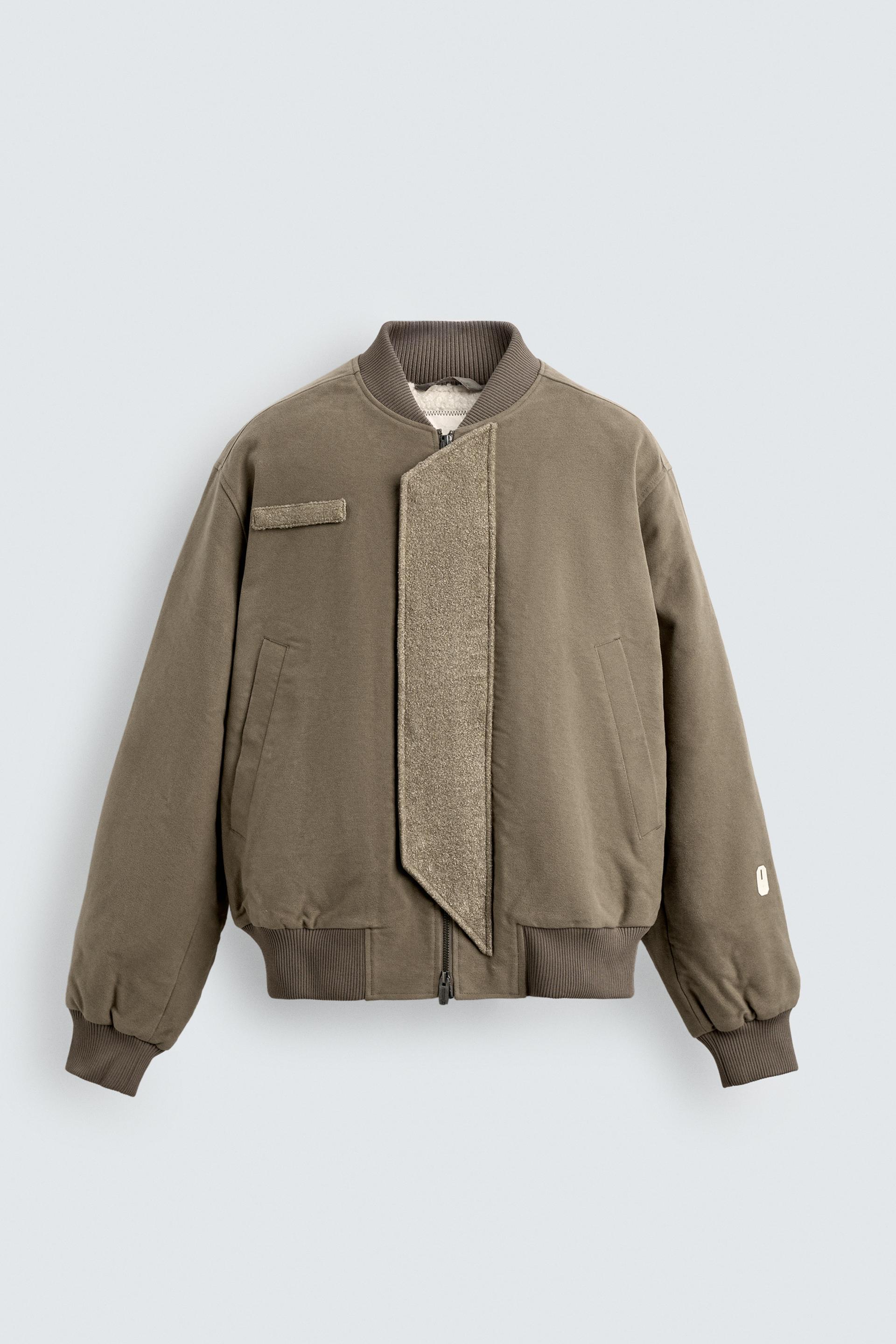TEXTURED BOMBER JACKET X SR_A by ZARA