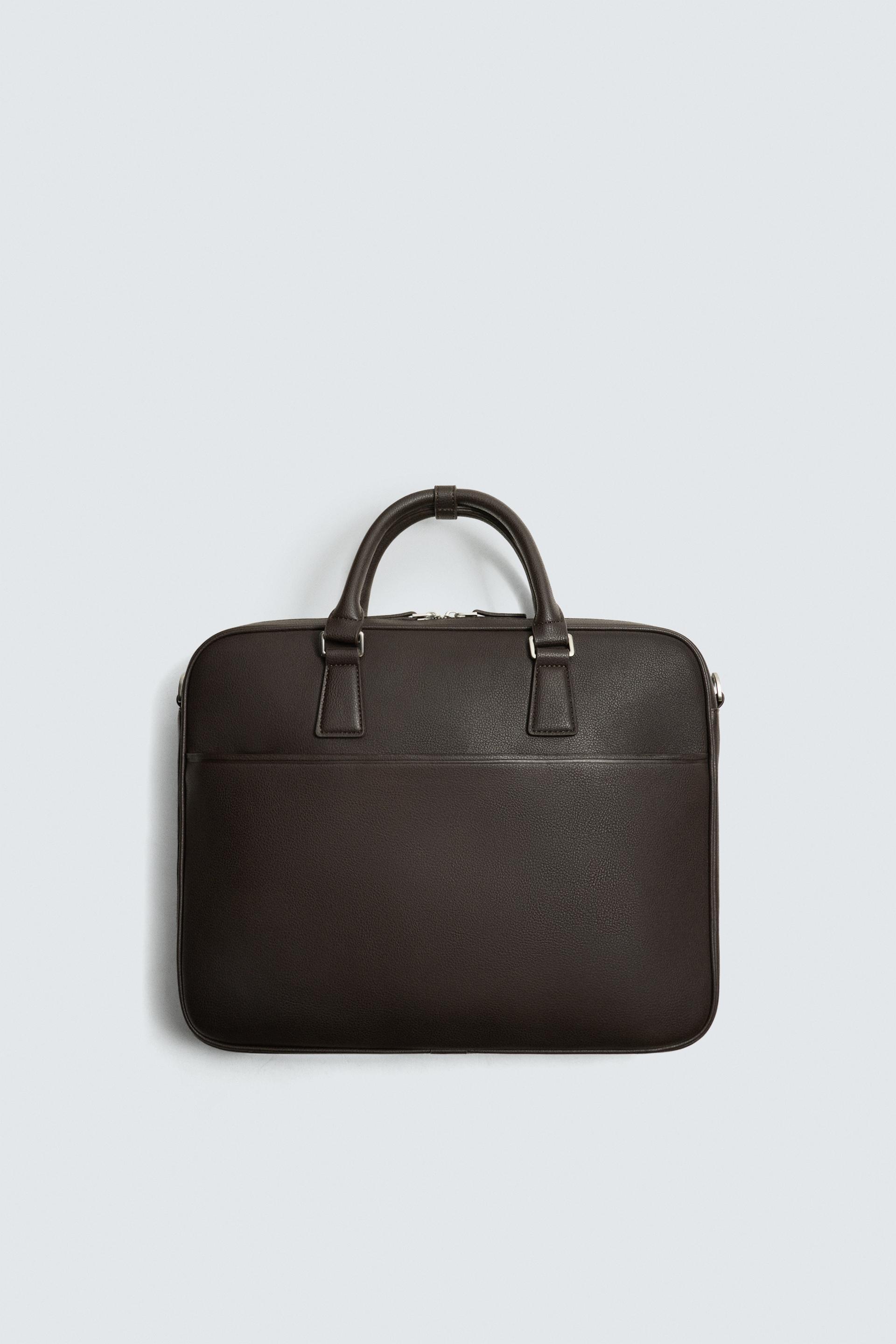 TEXTURED BRIEFCASE by ZARA
