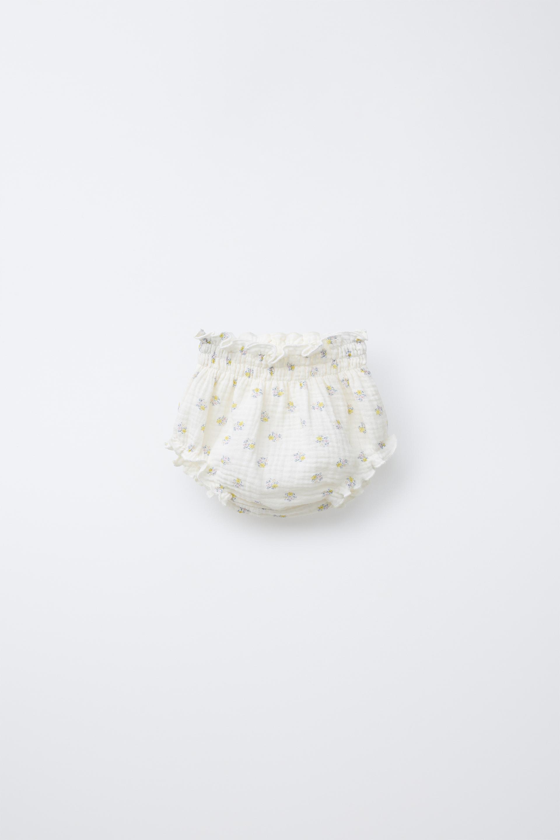 TEXTURED FLORAL BOTTOMS by ZARA