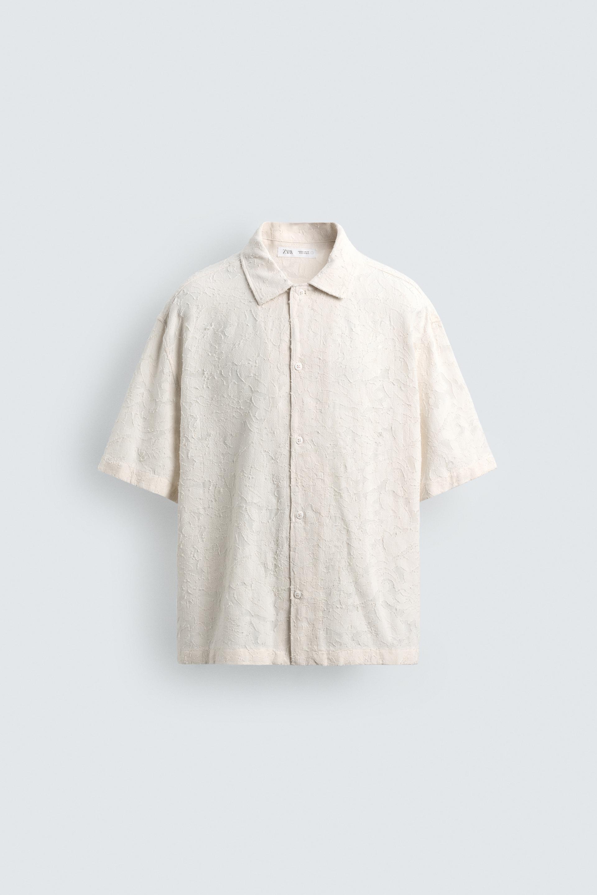 TEXTURED JACQUARD SHIRT by ZARA
